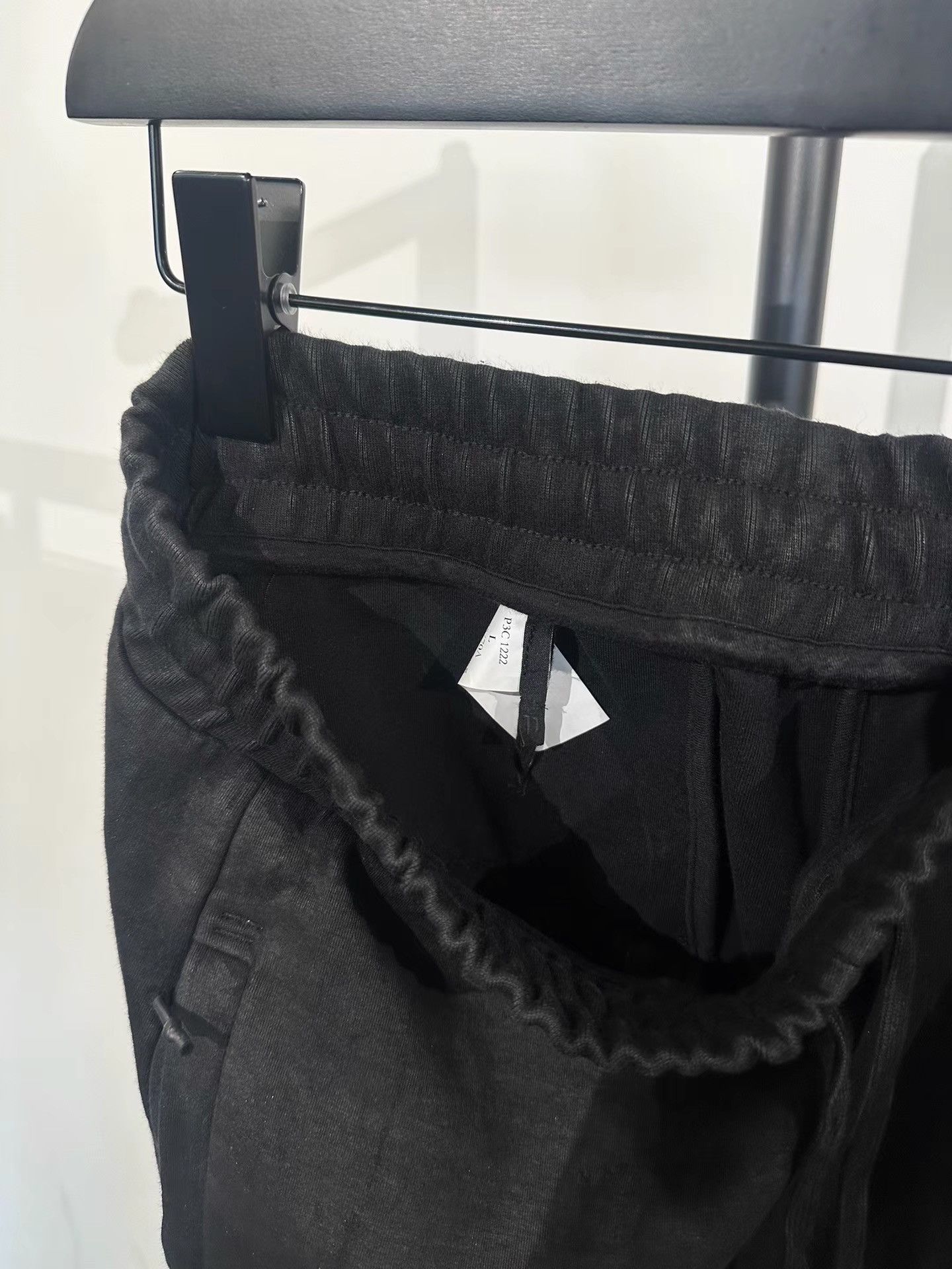 11 By Boris Bidjan Saberi 11by BBS Coated Elastic Cuff Sweatpants K35 Size US 35 - 7 Thumbnail