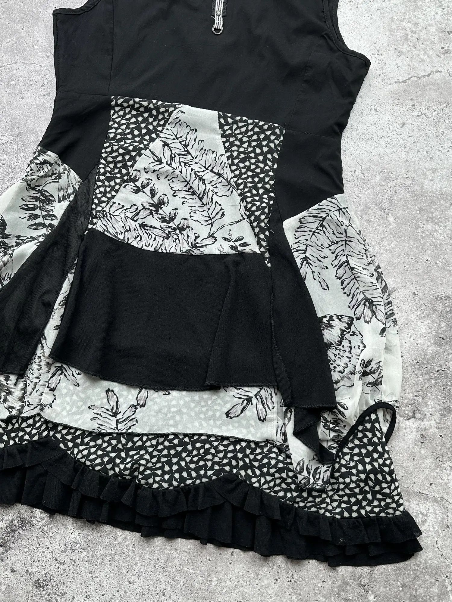 Japanese Brand Vintage Flare Printed Dress C201(V339)(E8) Size M / US 6-8 / IT 42-44 - 10 Thumbnail