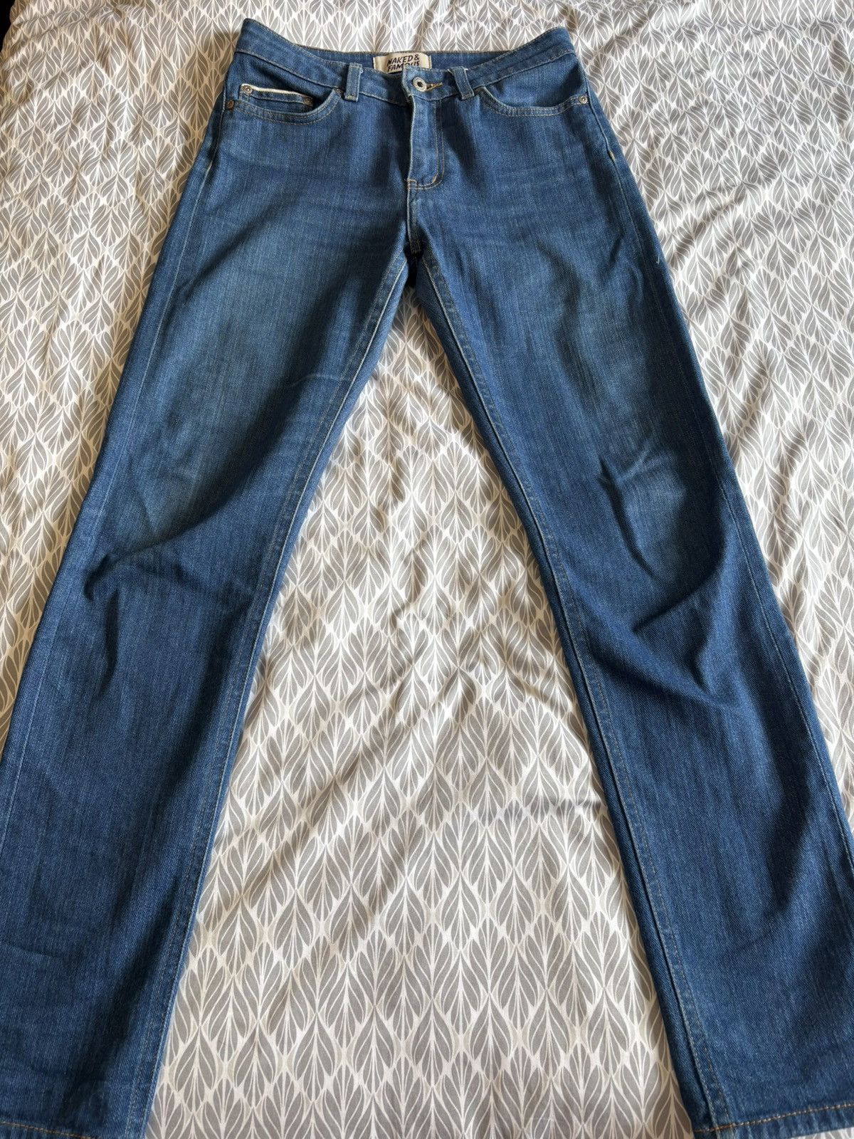 Naked & Famous Naked and Famous Island Blue Stretch Selvedge - High Skinny Size 28" / US 6 / IT 42 - 1 Thumbnail