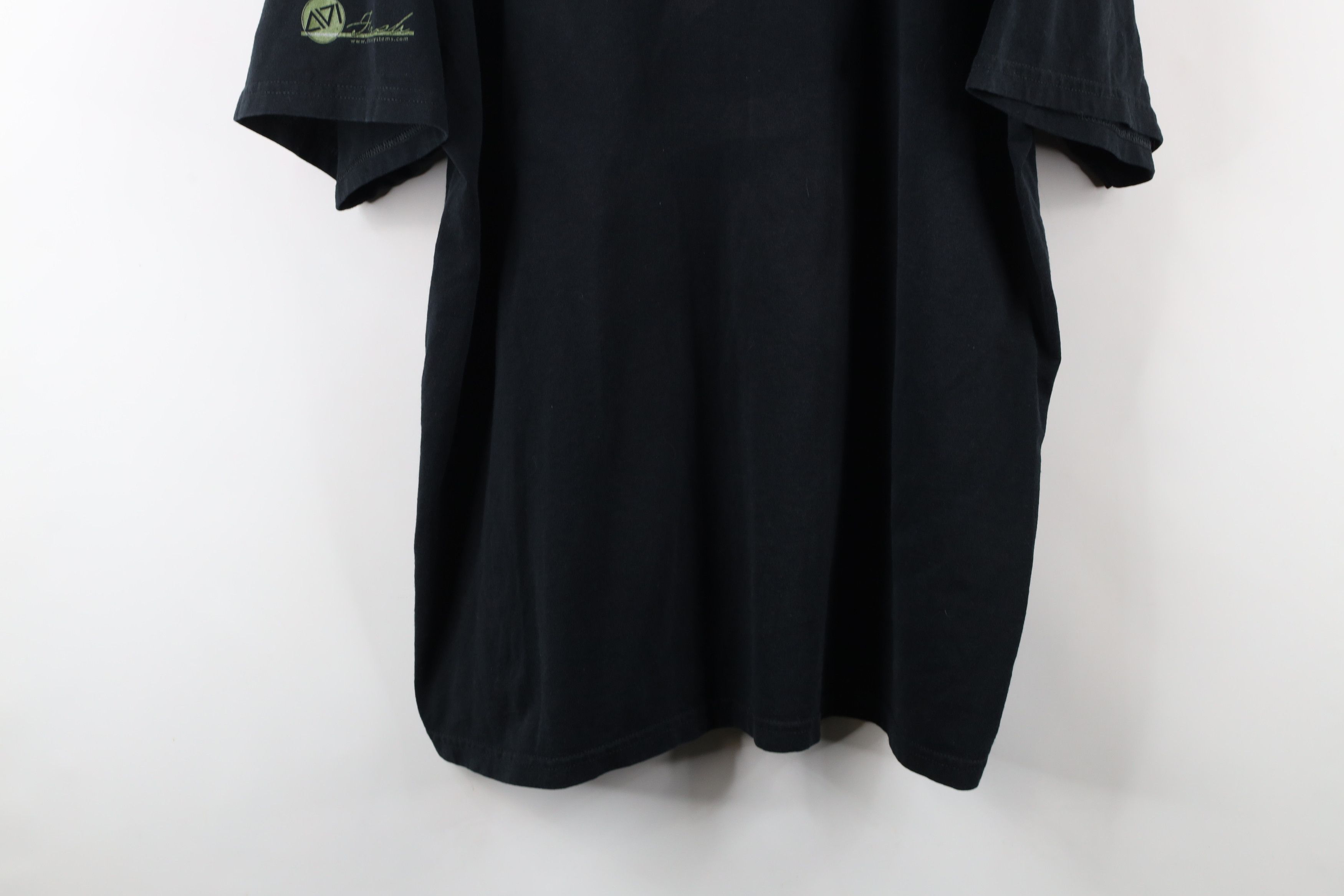 Vintage Vintage 90s Y2K Streetwear Blank Short Sleeve T-Shirt Black Size US XXL / EU 58 / 5 - 3 Thumbnail