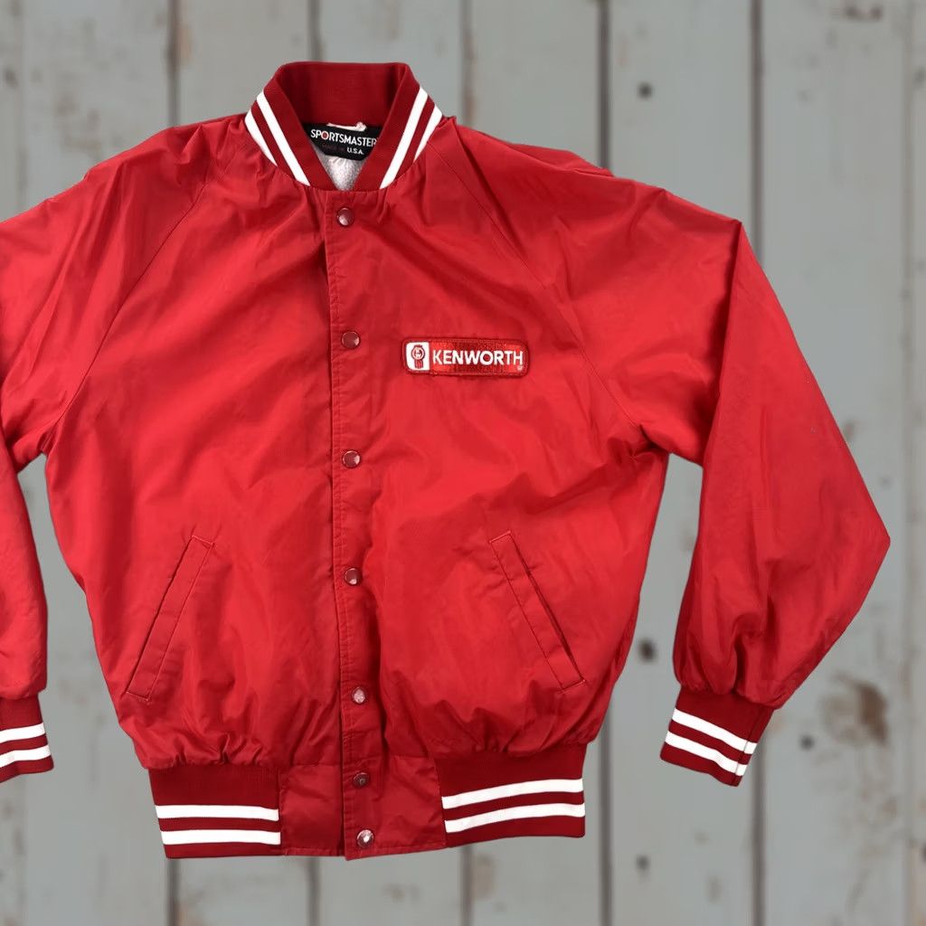 Vintage VINTAGE Sportsmaster Jacket Shirt Red Kenworth Patch M Adults Mens Size US M / EU 48-50 / 2 - 1 Thumbnail