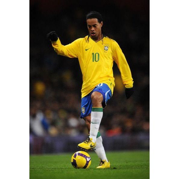 Nike Ronaldinho Nike Brazil 2008 Soccer Jersey Shirt BNWT M Size US M / EU 48-50 / 2 - 7 Thumbnail