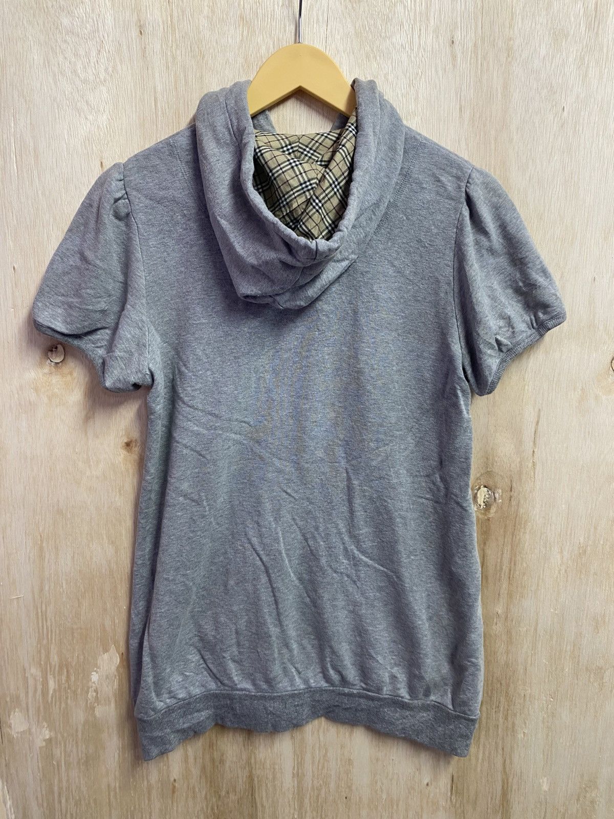 Burberry Burberry Blue Label short-sleeve zip-up hoodie Size S / US 4 / IT 40 - 10 Thumbnail