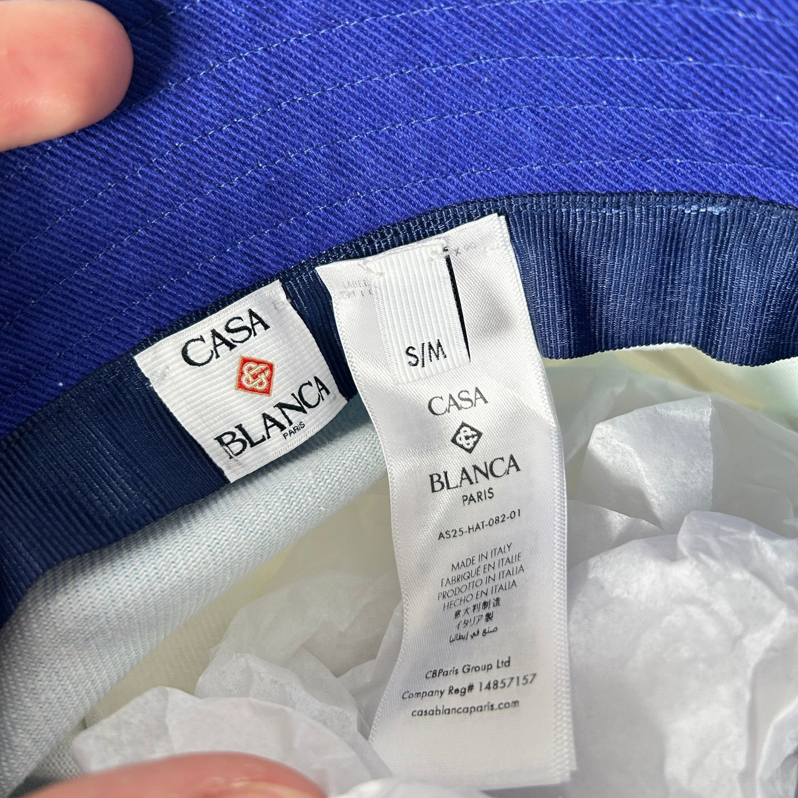 Casablanca Casablanca Blue Fade Bucket Hat Size ONE SIZE - 4 Thumbnail