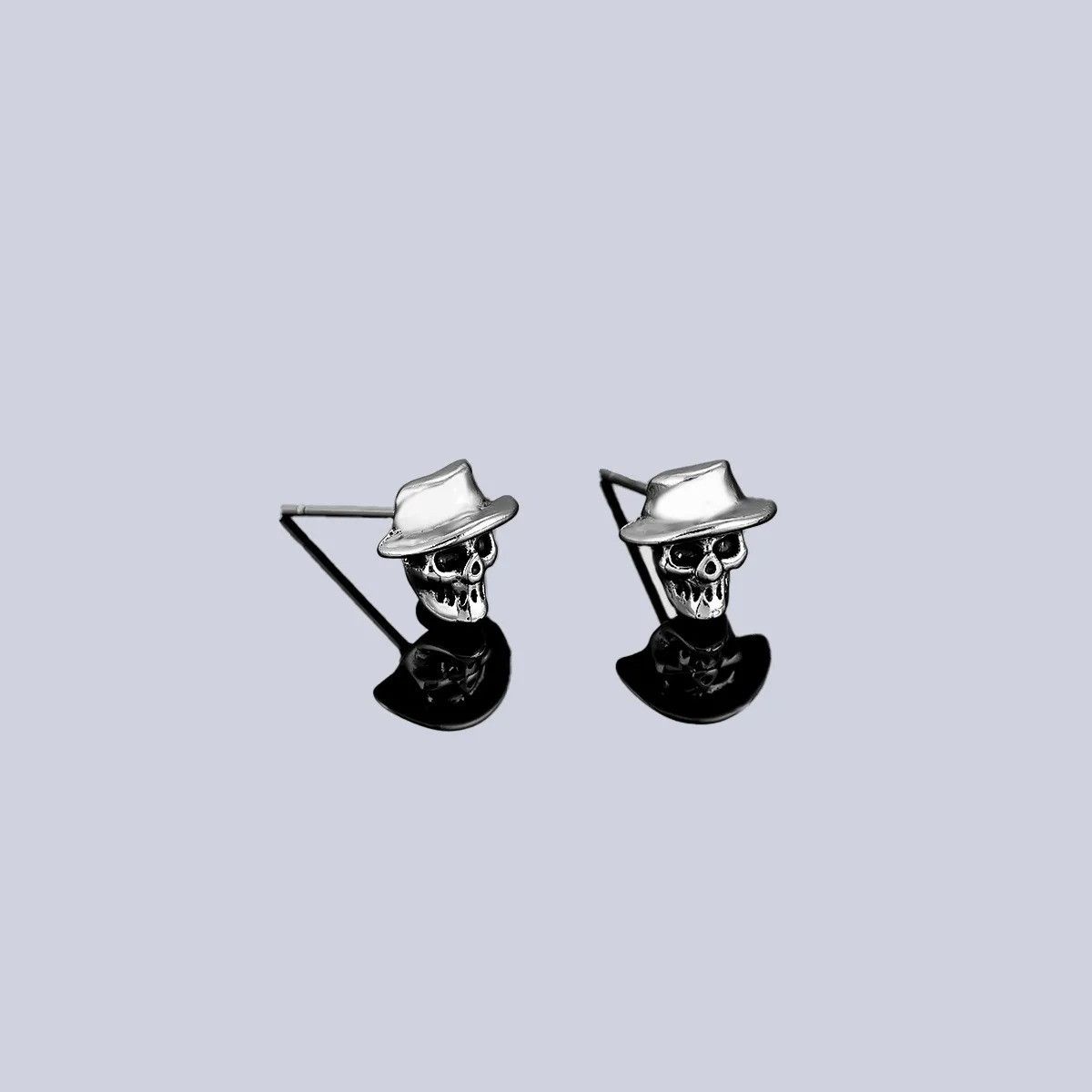 Jewelry Halloween Skull Head Earrings Size ONE SIZE - 5 Thumbnail