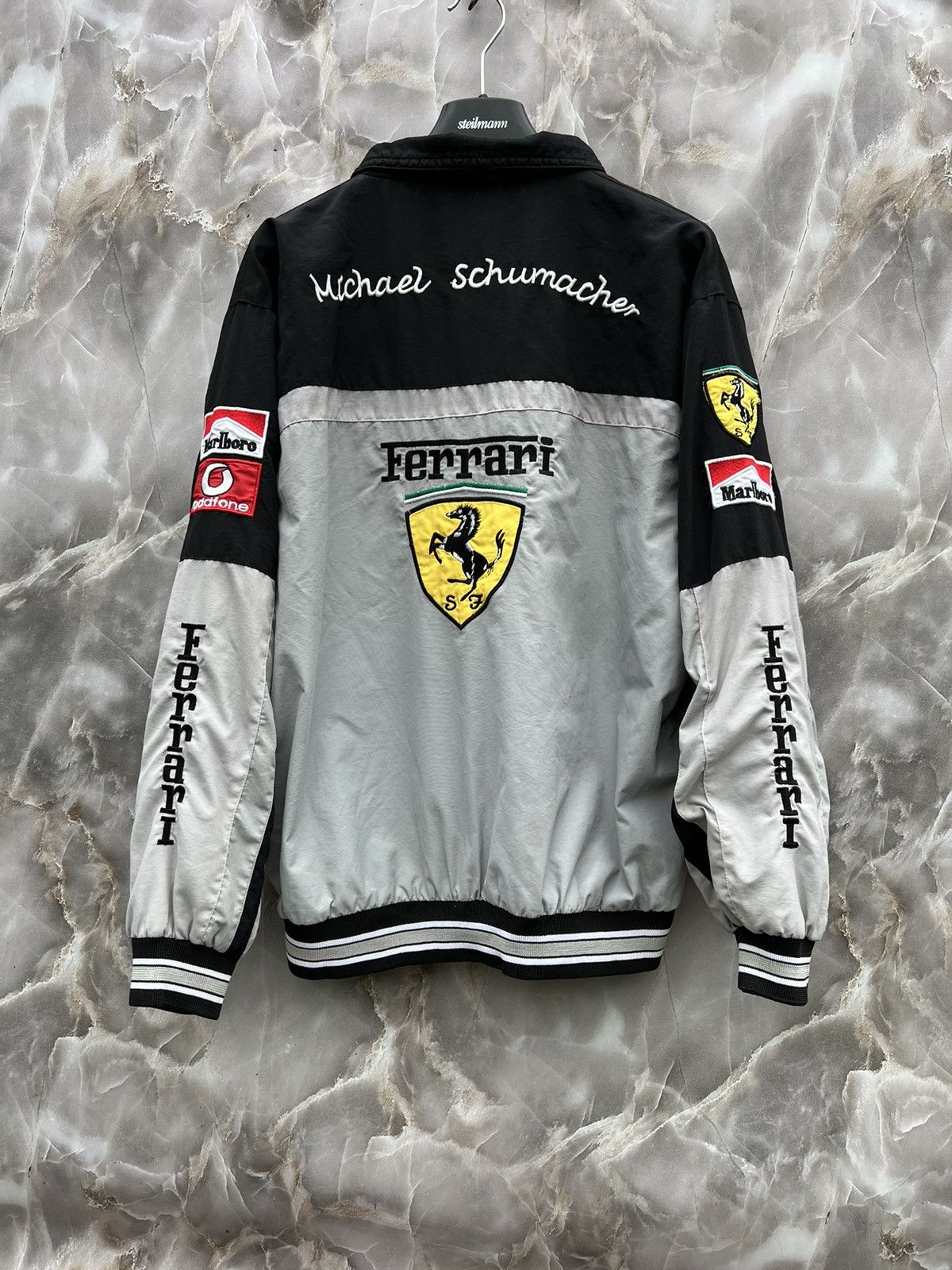 Veste Vintage Ferrari F1 Michael Schumacher Années 90 - Taille L - Occasion - Pour Homme