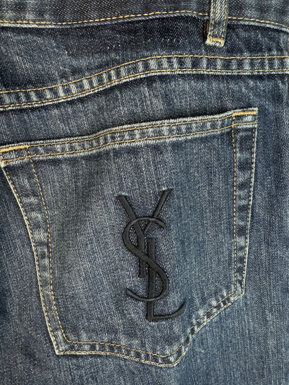 Yves Saint Laurent 32x32 YSL Jeans Denim Pants Size US 32 / EU 48 - 19 Thumbnail