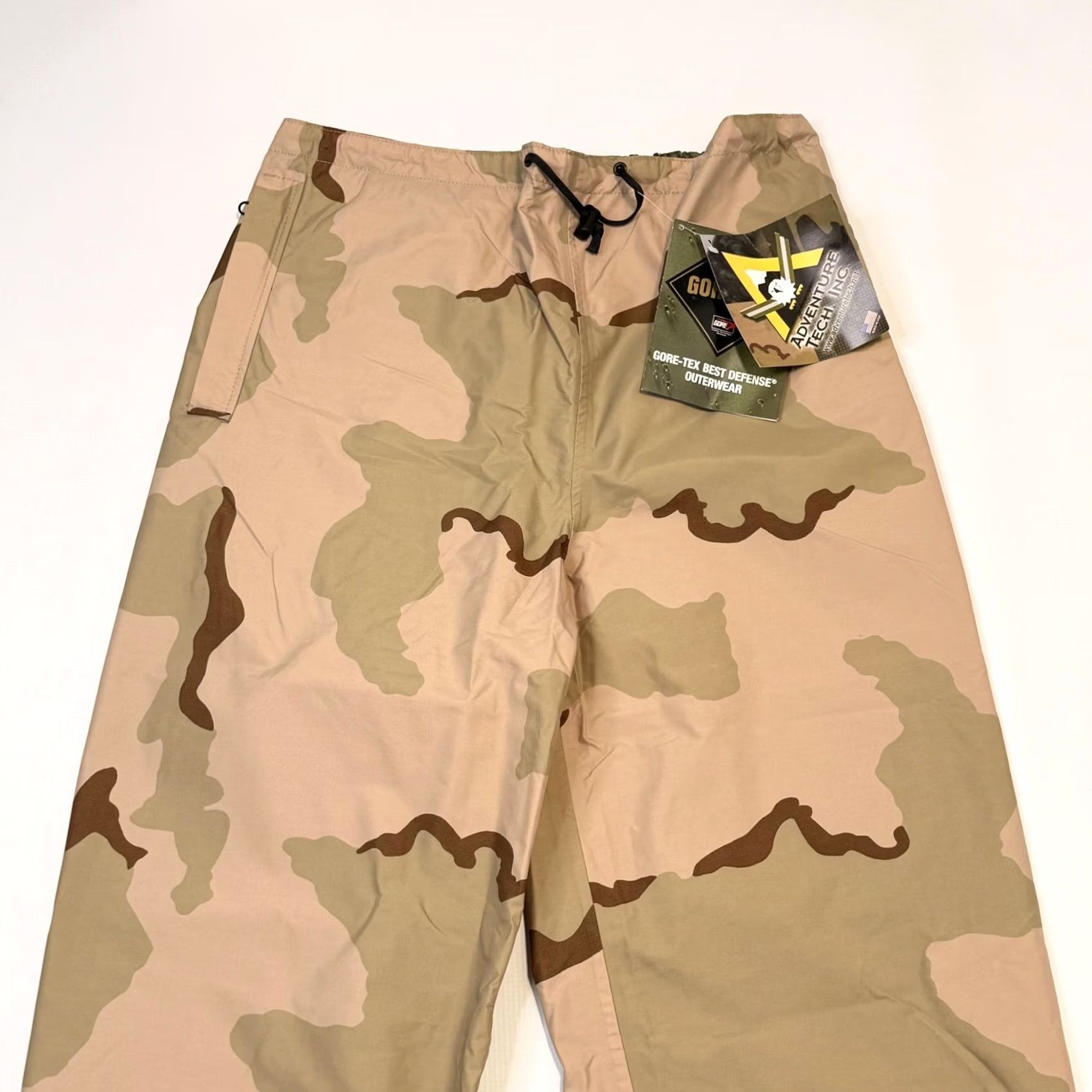 Rains Adventure Tech Pants Mens 34 Beige Camo Gore-Tex Waterproof Lined Ski Rain Shell Size US 34 / EU 50 - 2 Thumbnail