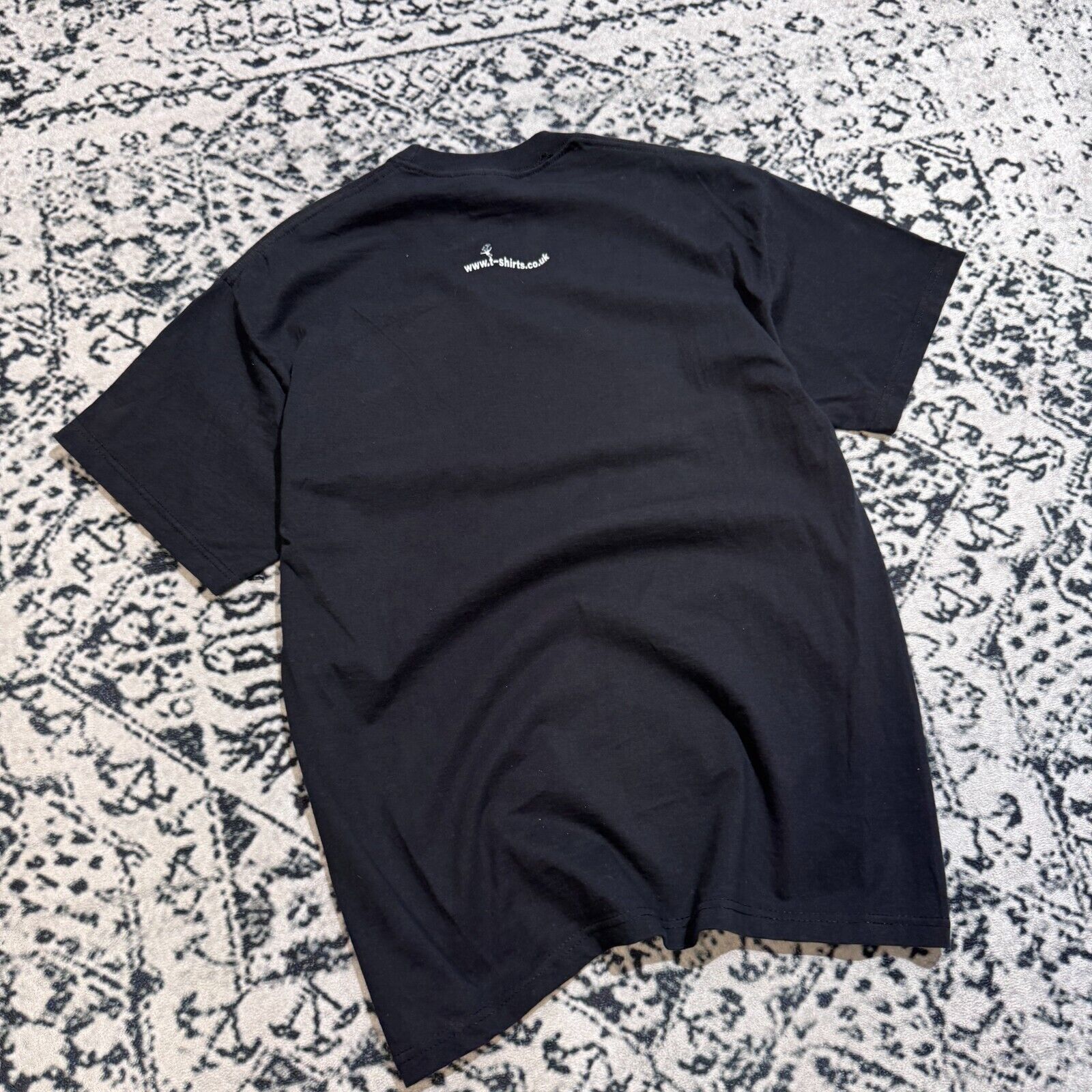 Vintage Vintage Unisex Black Cotton T-Shirt Size M Bomb Technician Size US M / EU 48-50 / 2 - 11 Thumbnail
