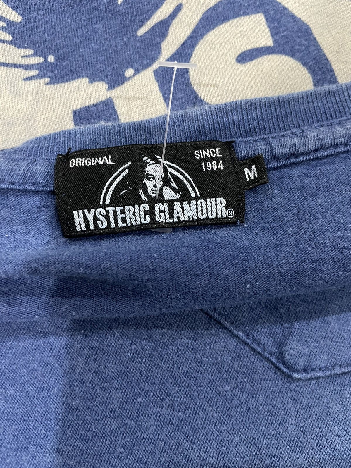 Hysteric Glamour Hysteric Glamour Secret Service Distressed Single Pocket Tee Size US M / EU 48-50 / 2 - 14 Thumbnail