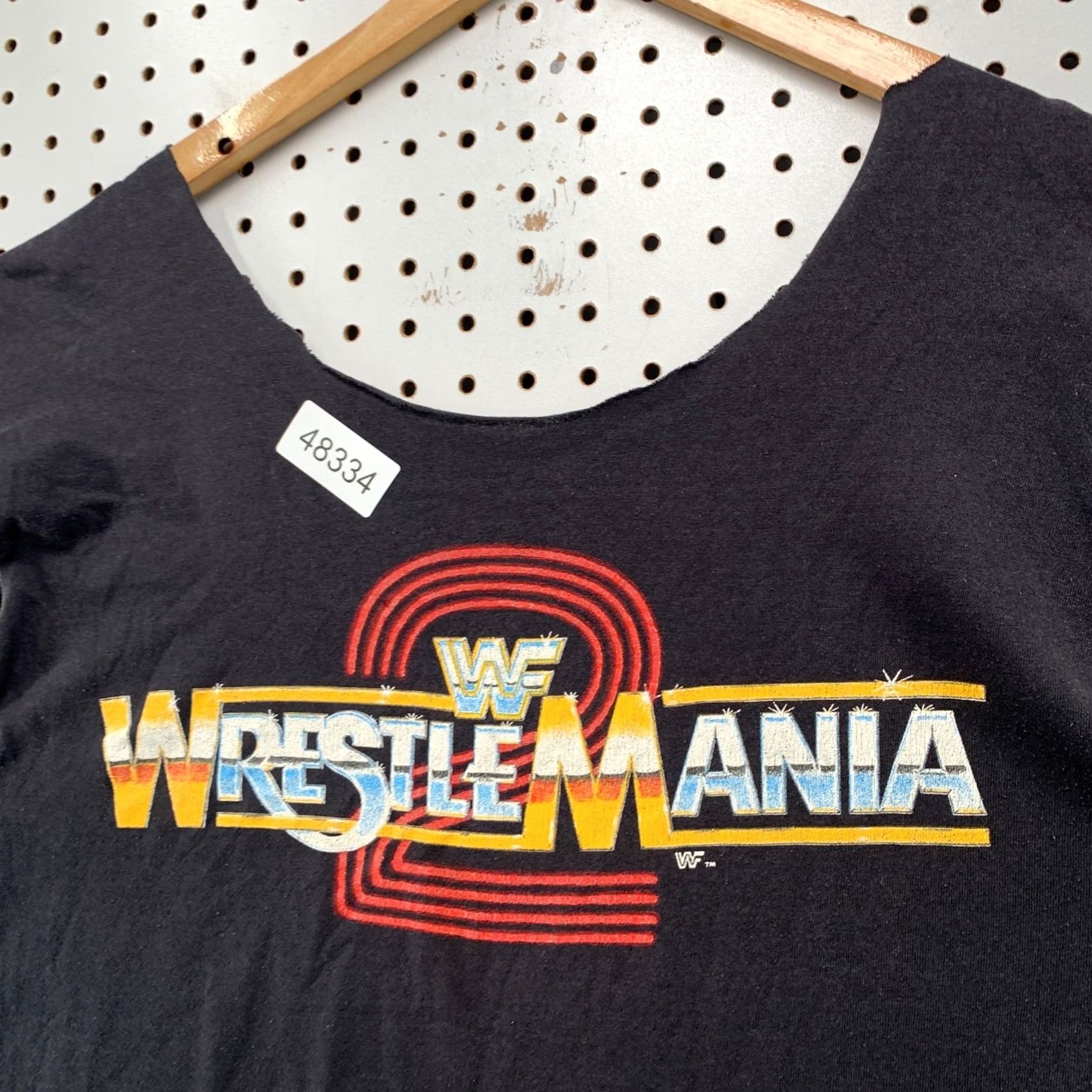 Vintage VINTAGE WWF WrestleMania 2 Tank Top Mens XL Black Muscle Tee Sleeveless Graphic Tee 80s Size US XL / EU 56 / 4 - 4 Thumbnail
