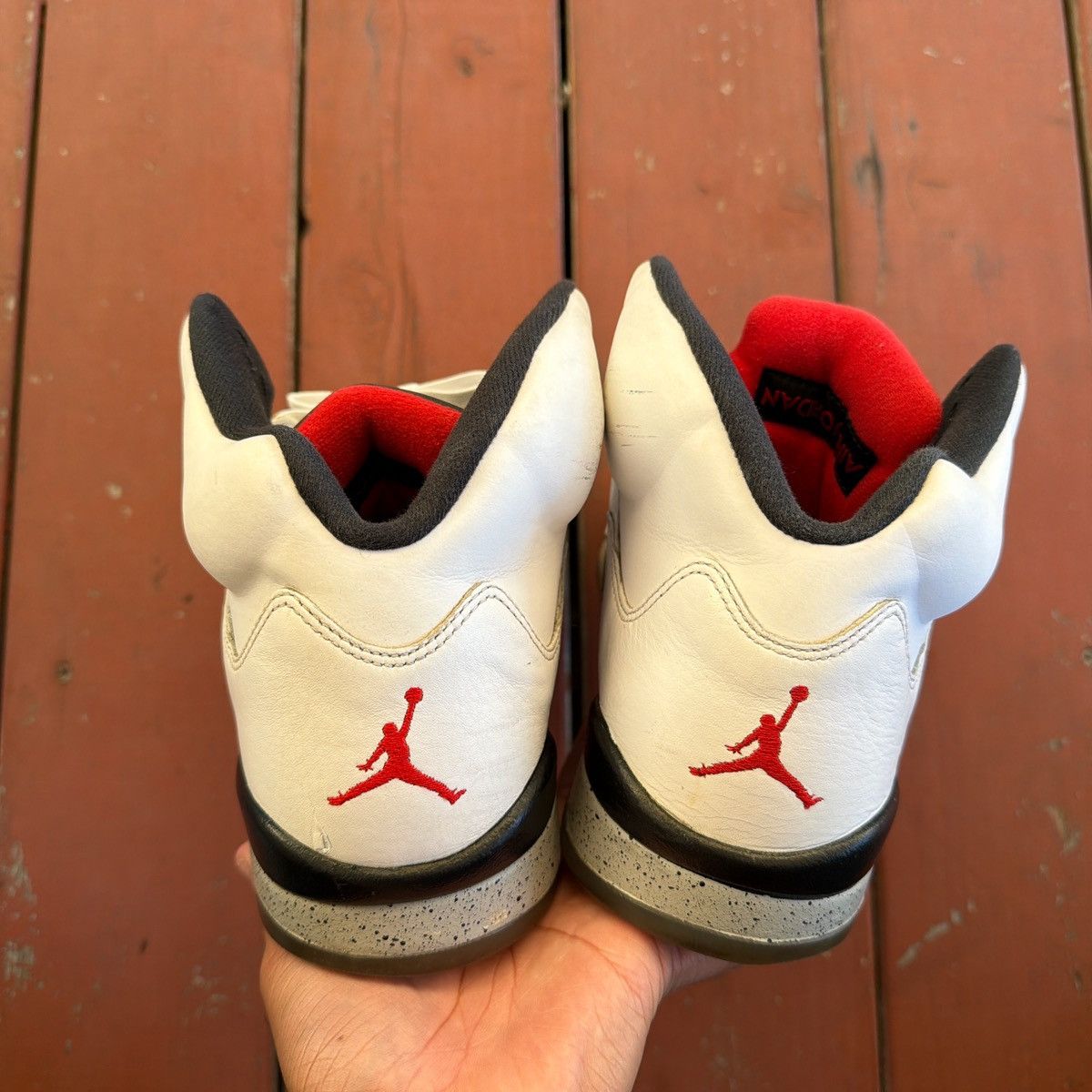 Jordan Brand Jordan 5 White Cement Size US 11 / EU 44 - 4 Thumbnail