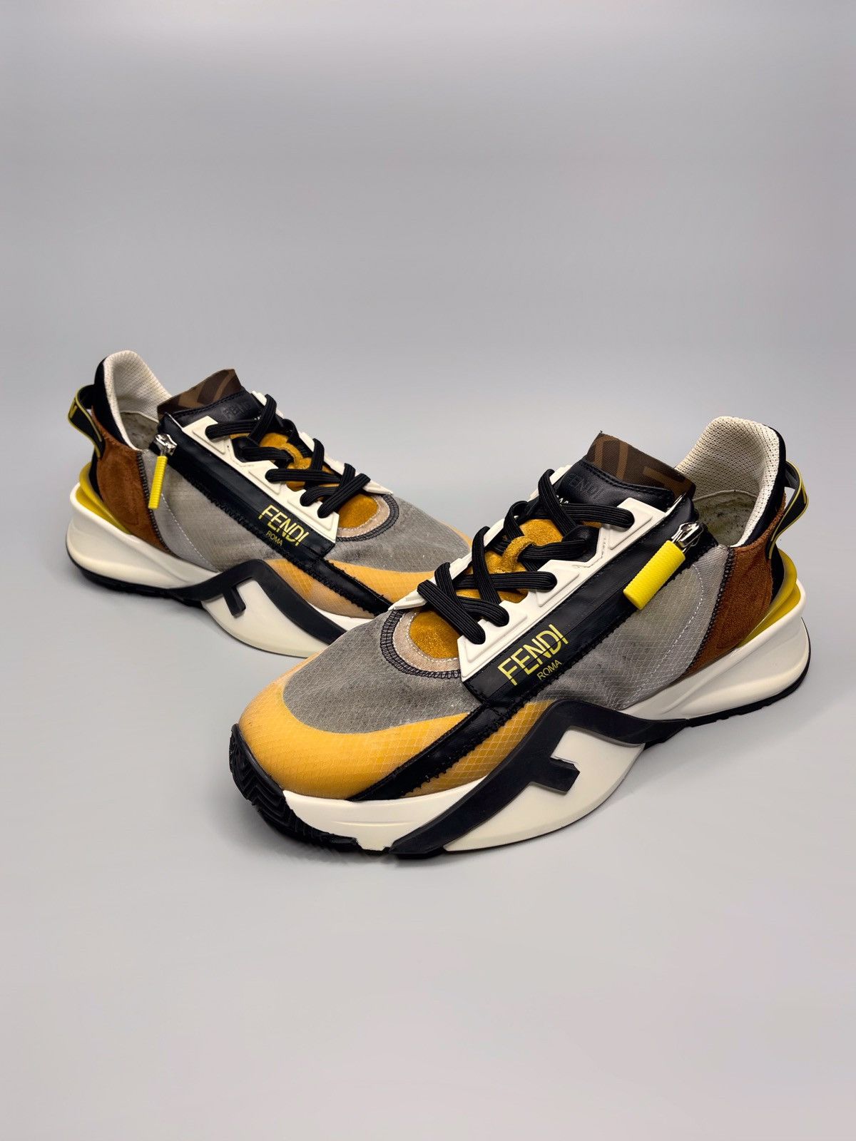 Fendi Fendi Flow Sneakers Low Top Size US 8 / EU 41 - 4 Thumbnail