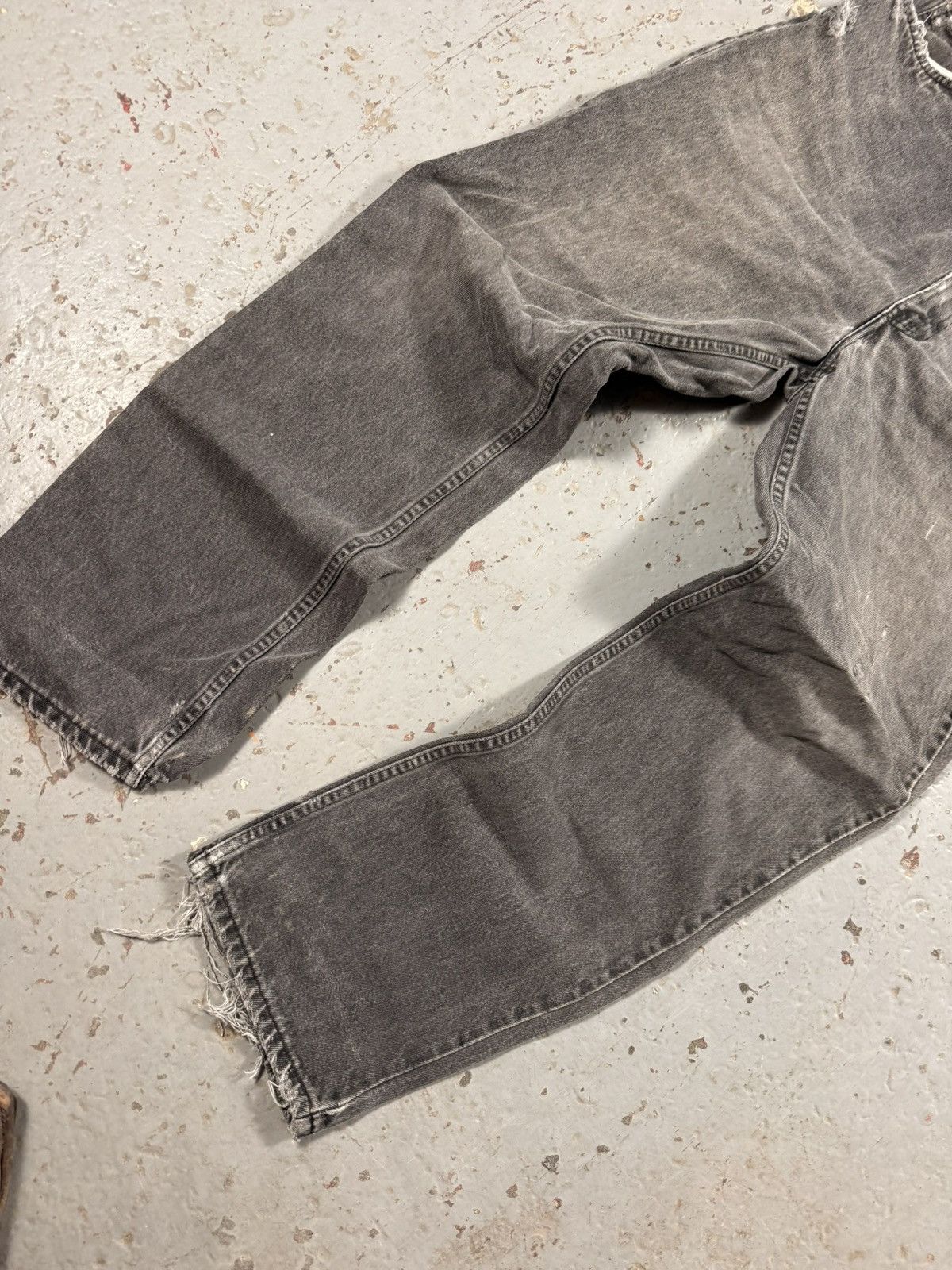 Levi's Vintage Ash Grey Faded Orange Tag Levi Jeans Size US 36 / EU 52 - 2 Thumbnail