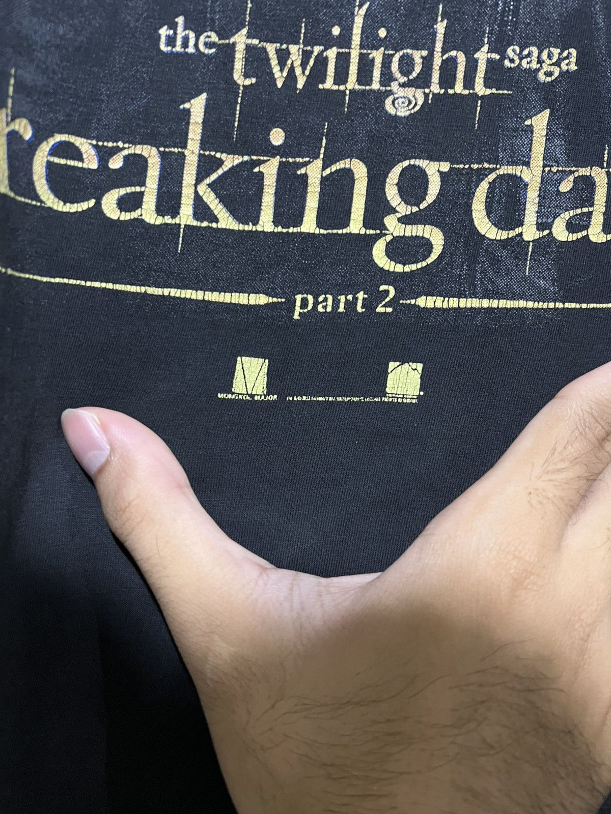 Vintage Faded the twilight breaking dawn promo t-shirt Size US M / EU 48-50 / 2 - 6 Thumbnail