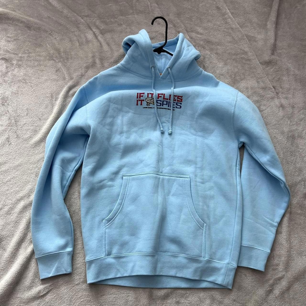 Designer Men's Blue and White Hoody Size US M / EU 48-50 / 2 - 1 Thumbnail