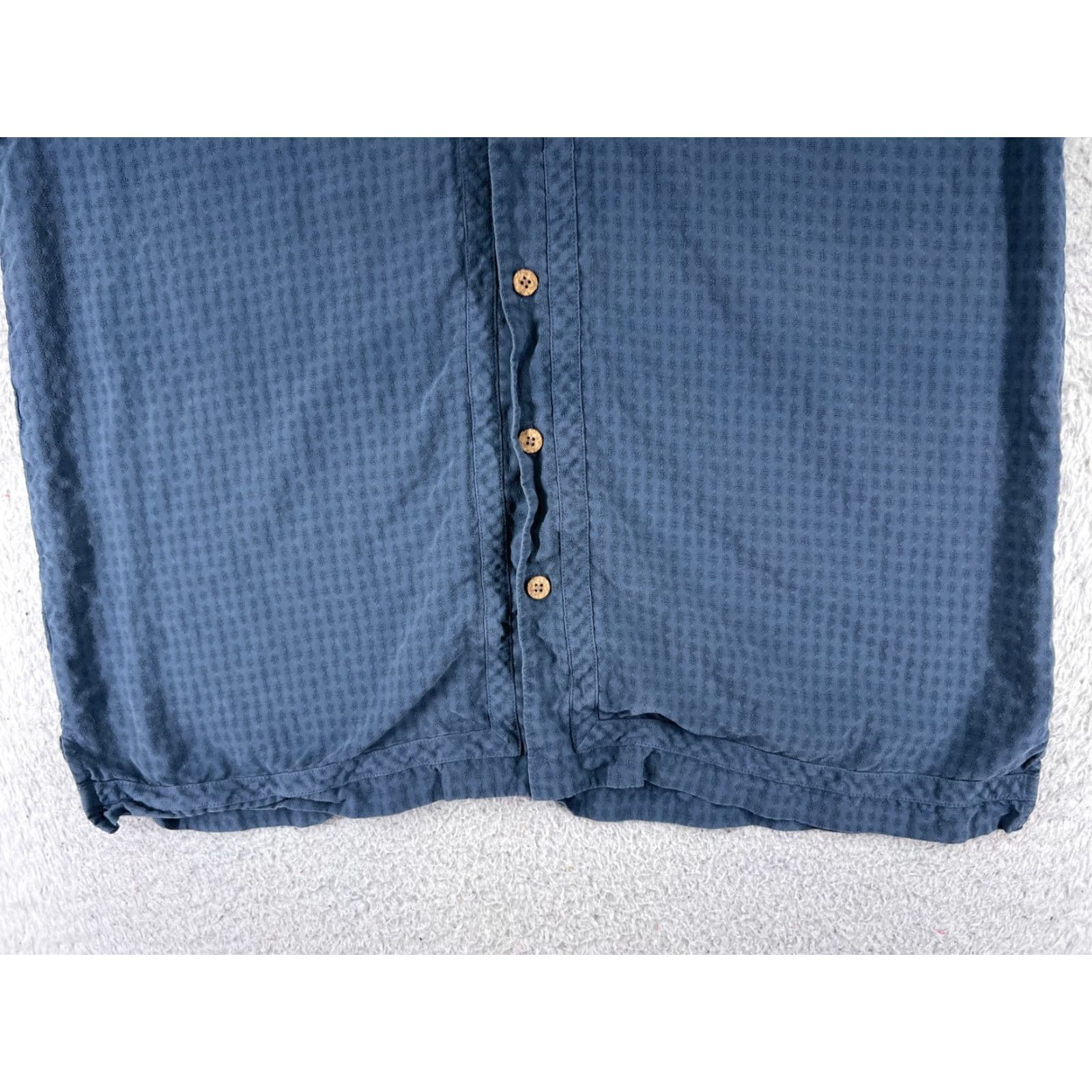 Tommy Bahama Tommy Bahama Shirt Men Medium Blue Check Button-Up Camp Resort Aloha Short Sleeve Size US M / EU 48-50 / 2 - 5 Thumbnail