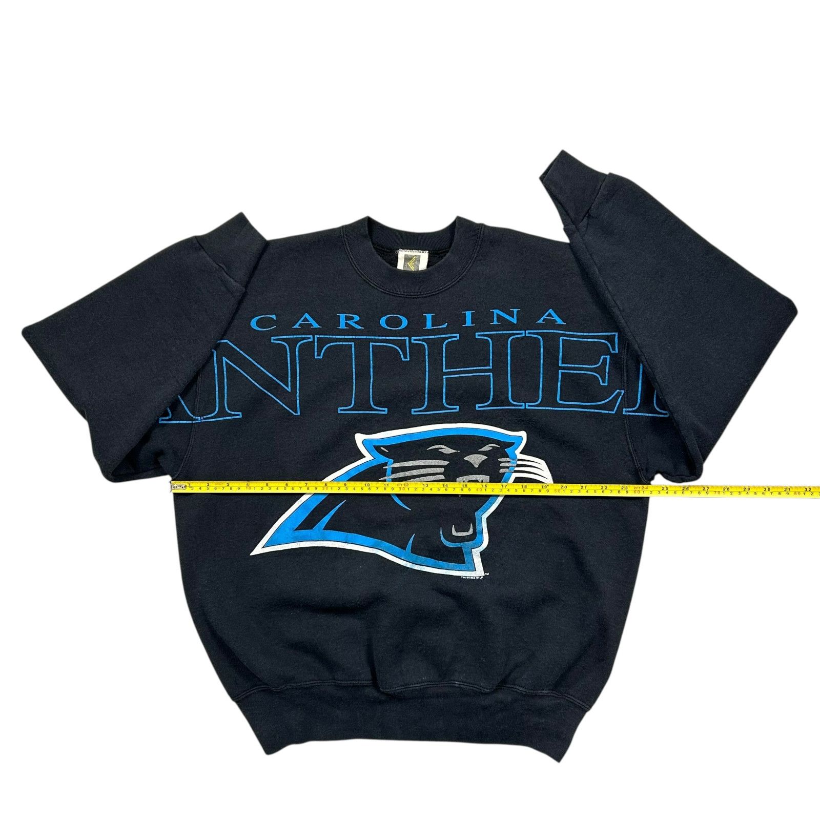 NFL VTG 90s CAROLINA PANTHERS CLIFF ENGLE SWEATSHIRT SPELL OUT Size US L / EU 52-54 / 3 - 9 Thumbnail