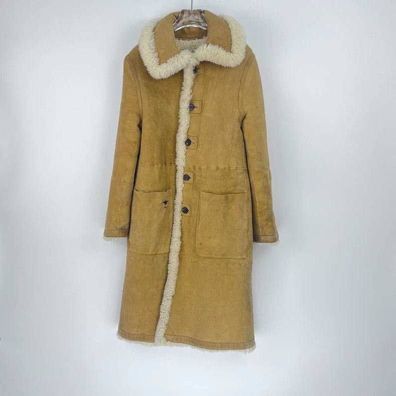 Dior Dior Camel-colored fur all-in-one long fur coat 2502-Nexta Size US XXS / EU 40 - 3 Thumbnail
