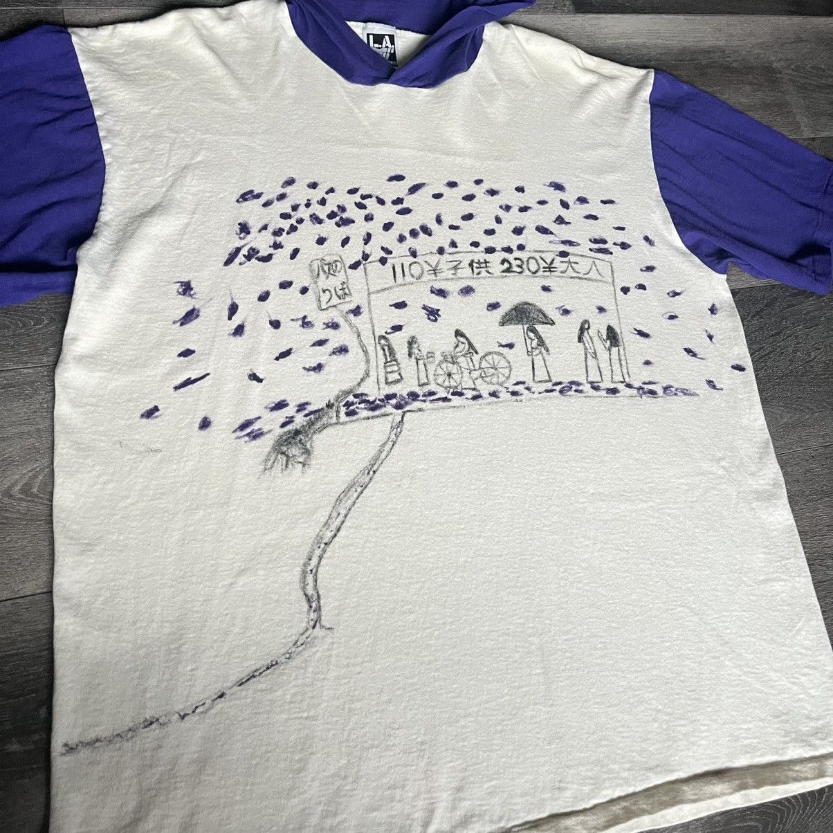 Other Vintage Xuan Khanh Nguyen Abstract Art Logo Hooded Tee Shirt Size US XL / EU 56 / 4 - 2 Thumbnail