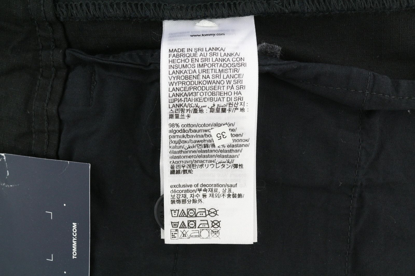 Tommy Hilfiger AIDEN BAGGY CARGO W30/L32 Black Trousers 84950 Size US 30 / EU 46 - 7 Thumbnail