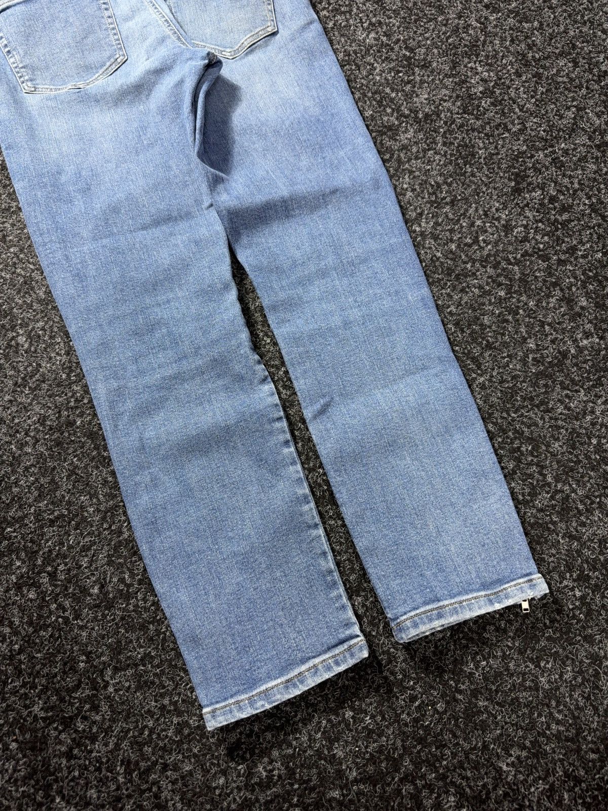 Diesel Luxury 00s Diesel Slandy-Zip Super Skinny Zip Jeans Punk Y2K Size 31" - 13 Thumbnail