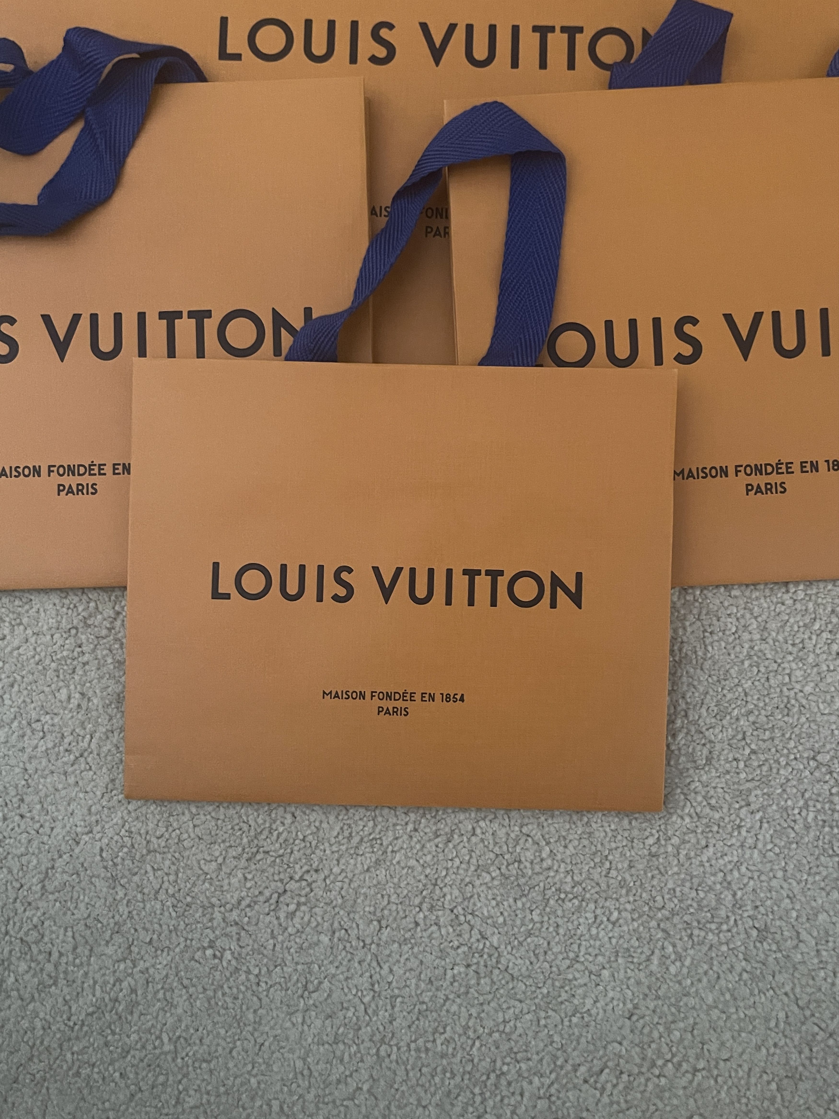 Louis Vuitton Louis Vuitton Orange Shopping Bags - All Sizes Size ONE SIZE - 8 Thumbnail