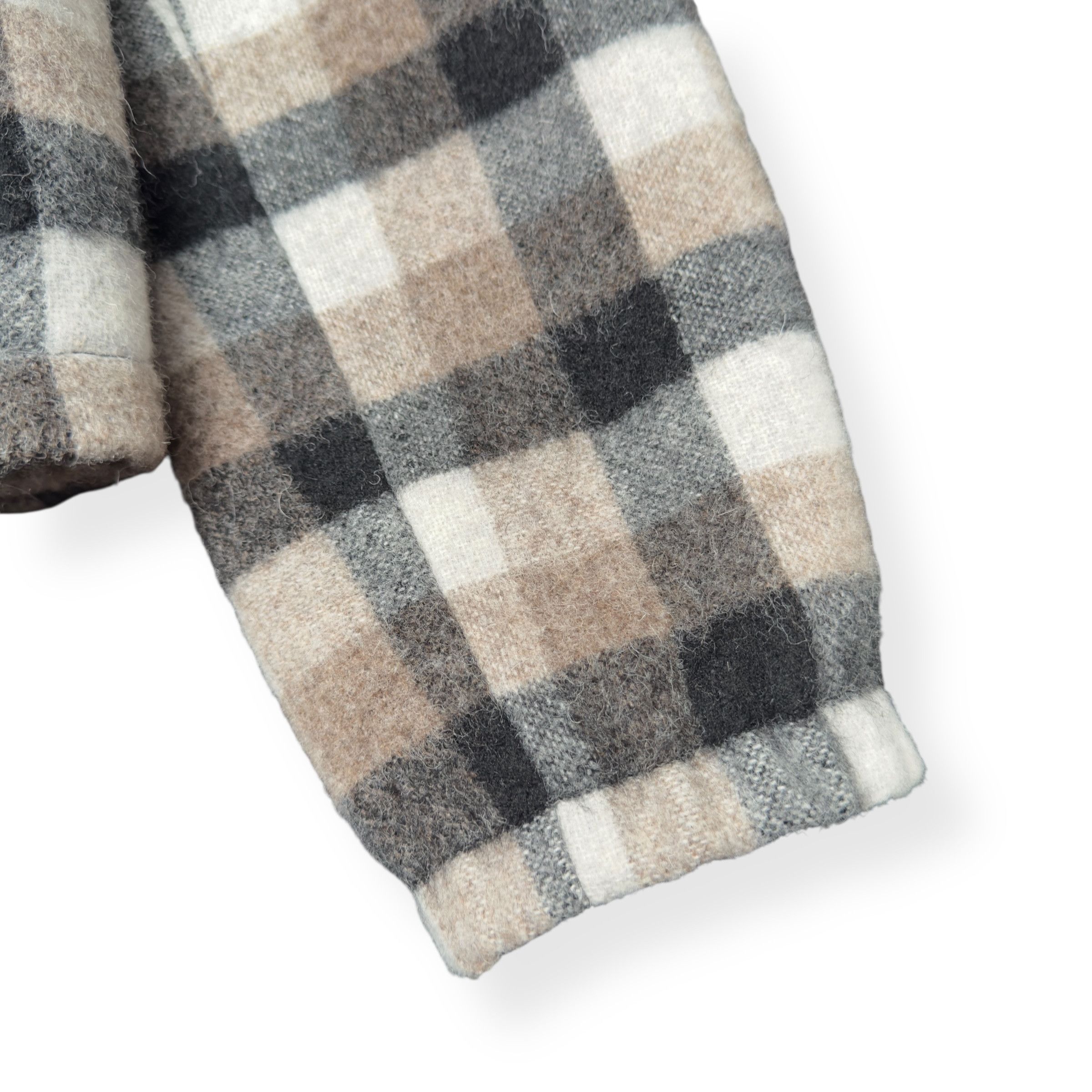 Rick Owens RICK OWENS AW19 ‘LARRY’ WOOL CHECKED JACKET BROWN 50 / M Size US M / EU 48-50 / 2 - 5 Thumbnail