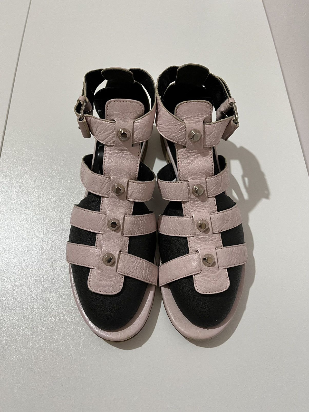 Balenciaga Balenciaga - Arena Studded - Gladiator Sandals Size US 8.5 / IT 38.5 - 5 Thumbnail