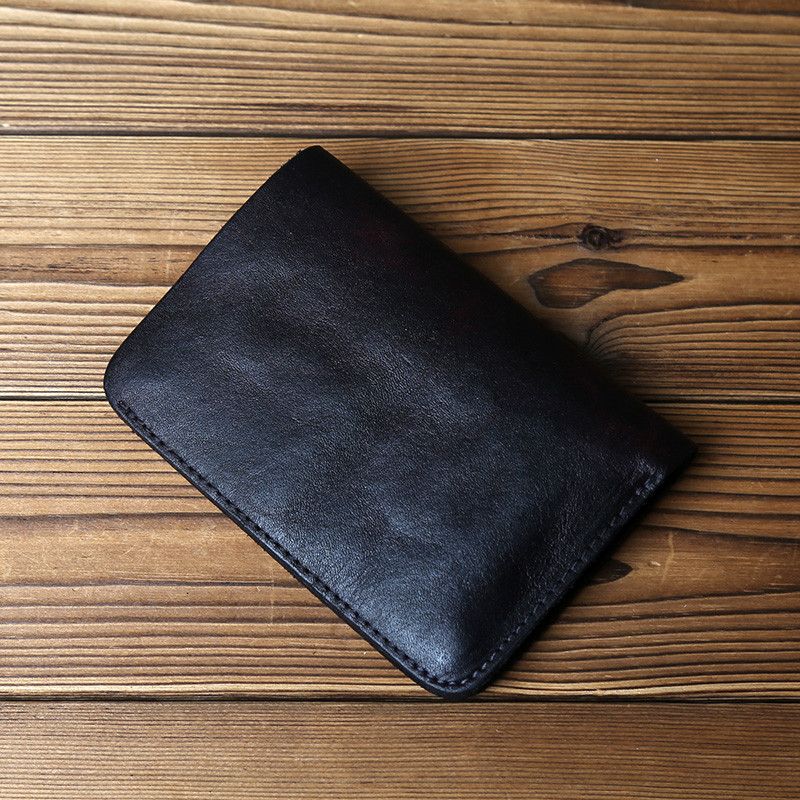 Japanese Brand Men's Leather Short Wallet Size ONE SIZE - 5 Thumbnail