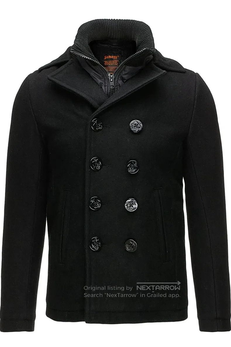 Schott Schott NYC Hurricane Wool Coat Size US XS / EU 42 / 0 - 1 Thumbnail