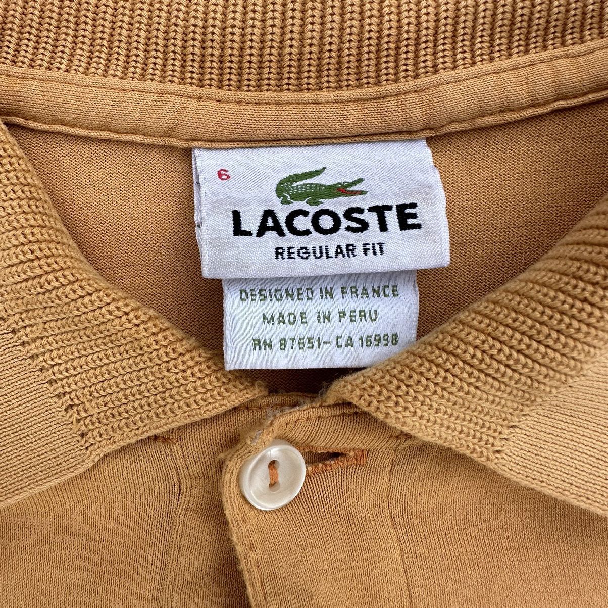 Lacoste × Vintage Vintage Lacoste Polo Basic Fit Old Money Golf Tennis 00s Y2K Size US L / EU 52-54 / 3 - 7 Thumbnail
