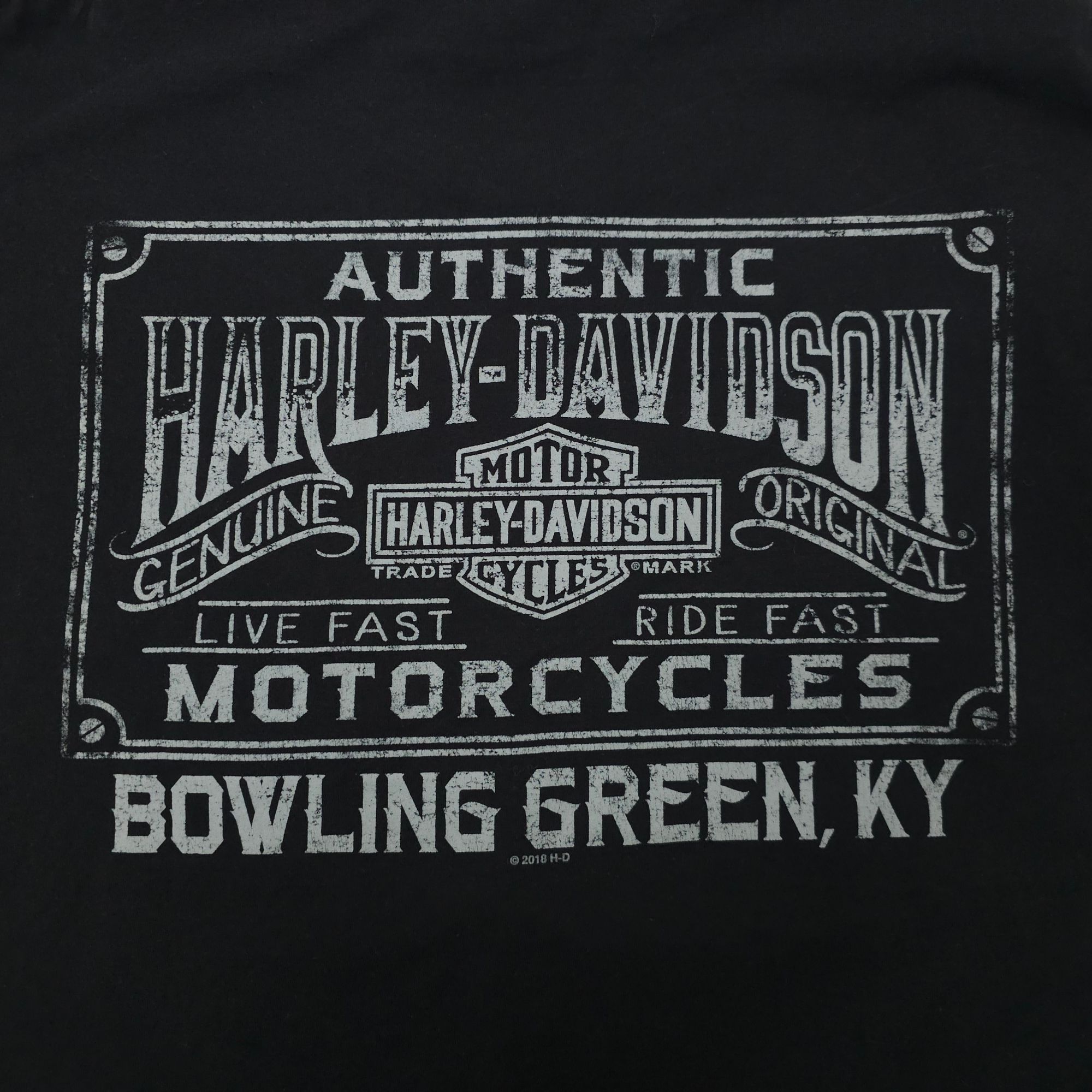 Harley Davidson Harley Davidson T Shirt Mens XL Double Sided Live Fast Ride Size US XL / EU 56 / 4 - 7 Thumbnail