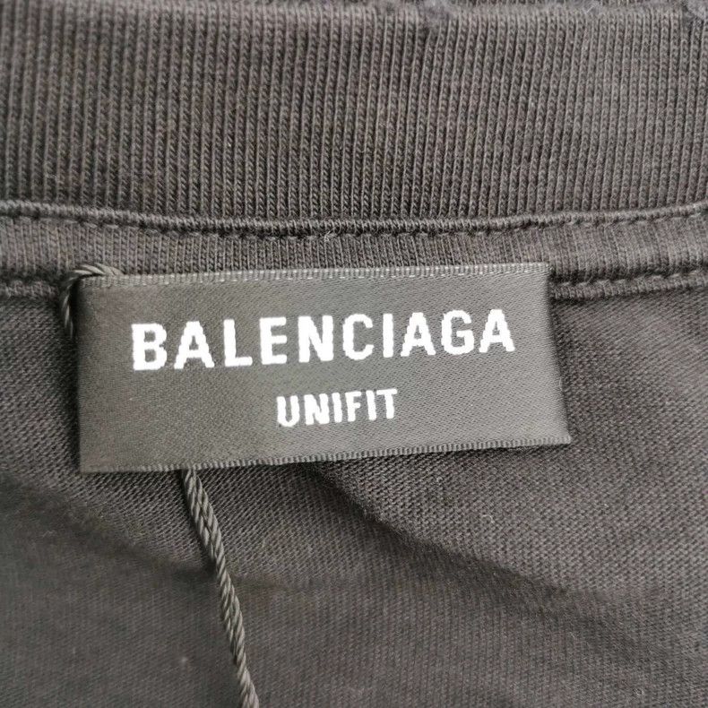 Balenciaga Balenciaga Cotton Letter Logo Crewneck Short Sleeve T-Shir Size US XXS / EU 40 - 5 Thumbnail