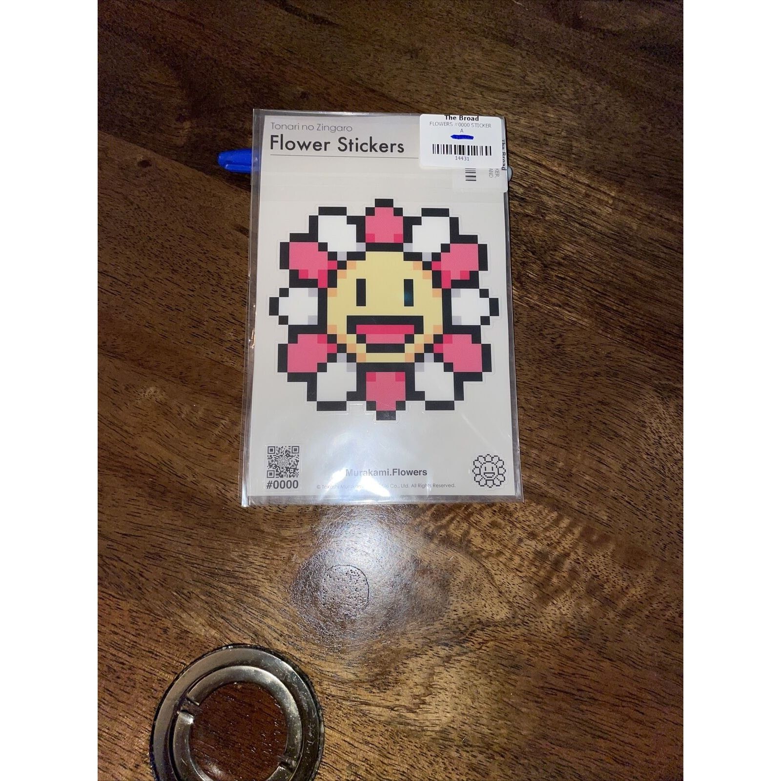 Takashi Murakami Takashi Murakami Flower Sticker Pink Kaikai Kiki Authentic Size ONE SIZE - 5 Thumbnail