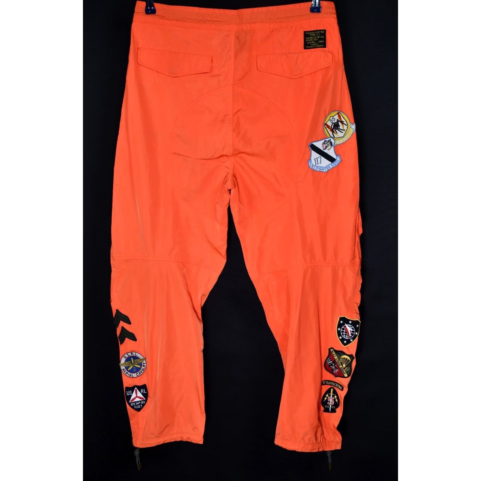Polo Ralph Lauren Polo Ralph Lauren Flight Cargo Pants Orange M Men Casual Nylon Polyester Front Rise Cargo Pocket Inseam 27.56in (70cm) 40.55in Length Size US M / EU 48-50 / 2 - 2 Thumbnail