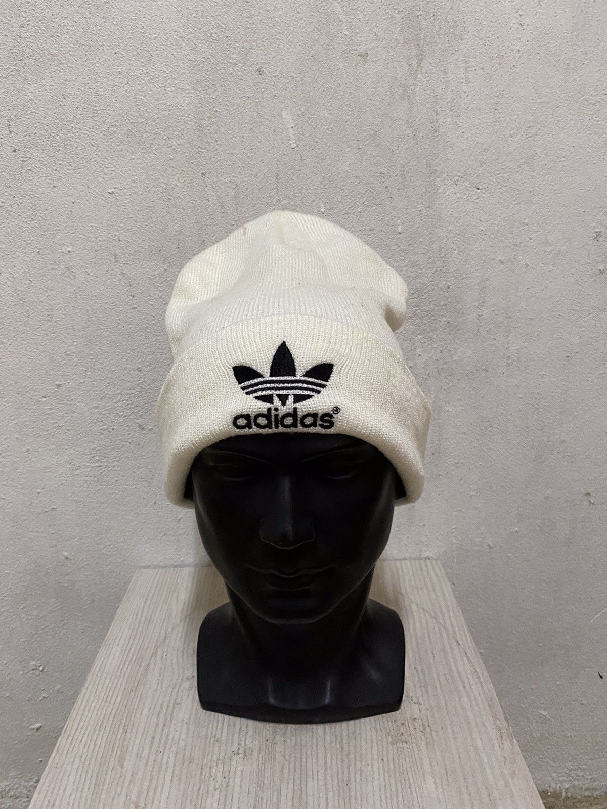 Adidas × Vintage Vintage Adidas Small Logo Beanie Hat Size ONE SIZE - 2 Thumbnail