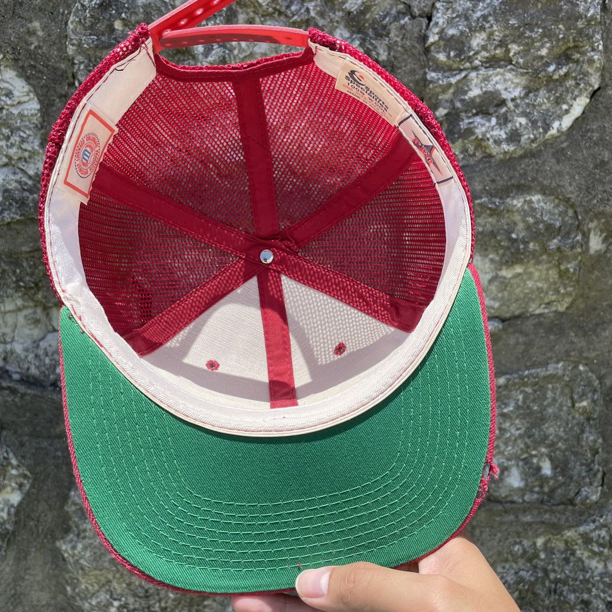 Sports Specialties × Vintage Vtg Oklahoma Sooners Sports Specialties Script Trucker Hat Size ONE SIZE - 5 Thumbnail