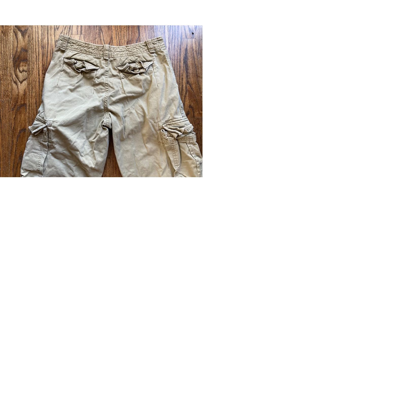 Vintage VINTAGE Aeropostale Cargo Pants Mens 32x32 Beige Baggy Y2K Military Size US 32 / EU 48 - 9 Thumbnail