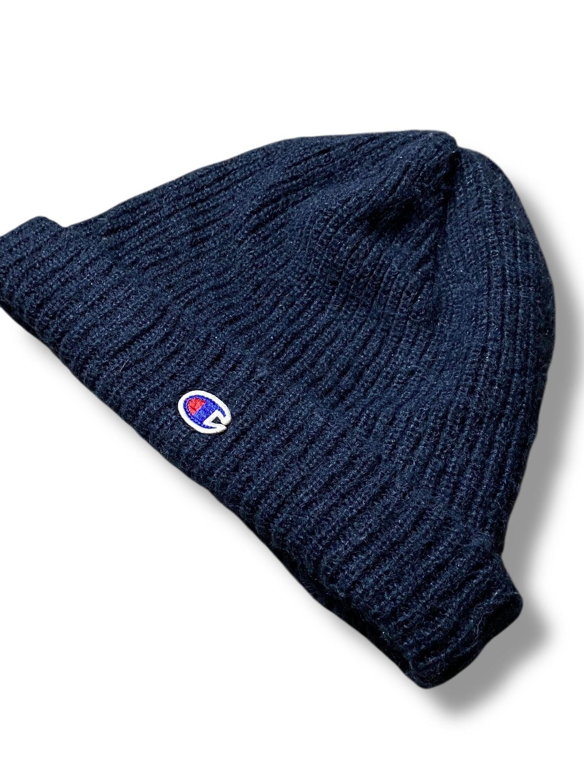 Champion × Japanese Brand × Vintage Vintage CHAMPION Knitted Beanie Hat (129) Size ONE SIZE - 2 Thumbnail
