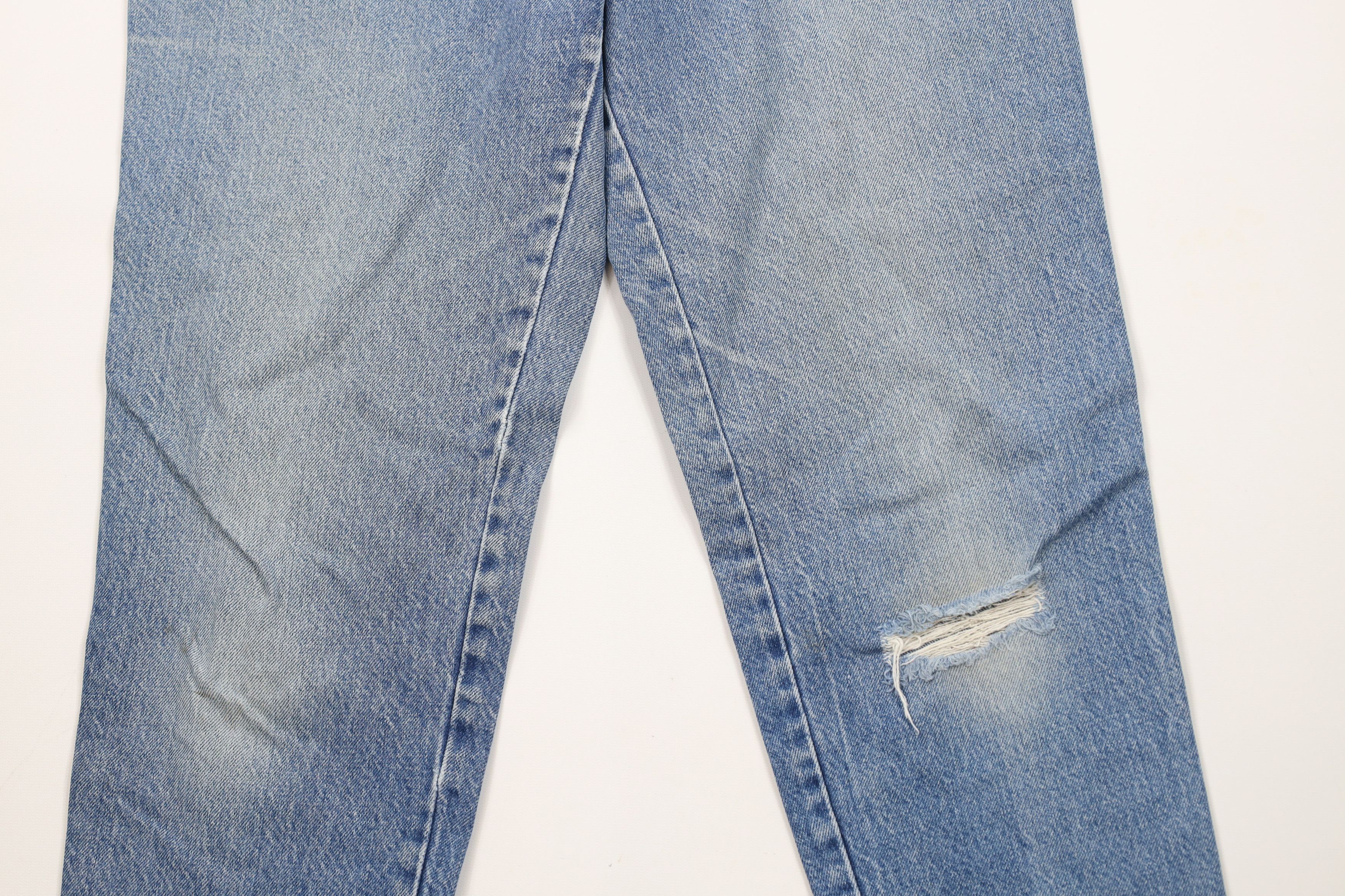 Vintage Vintage 90s Streetwear Tapered Leg Denim Jeans USA Size 34" / US 12 / IT 48 - 3 Thumbnail