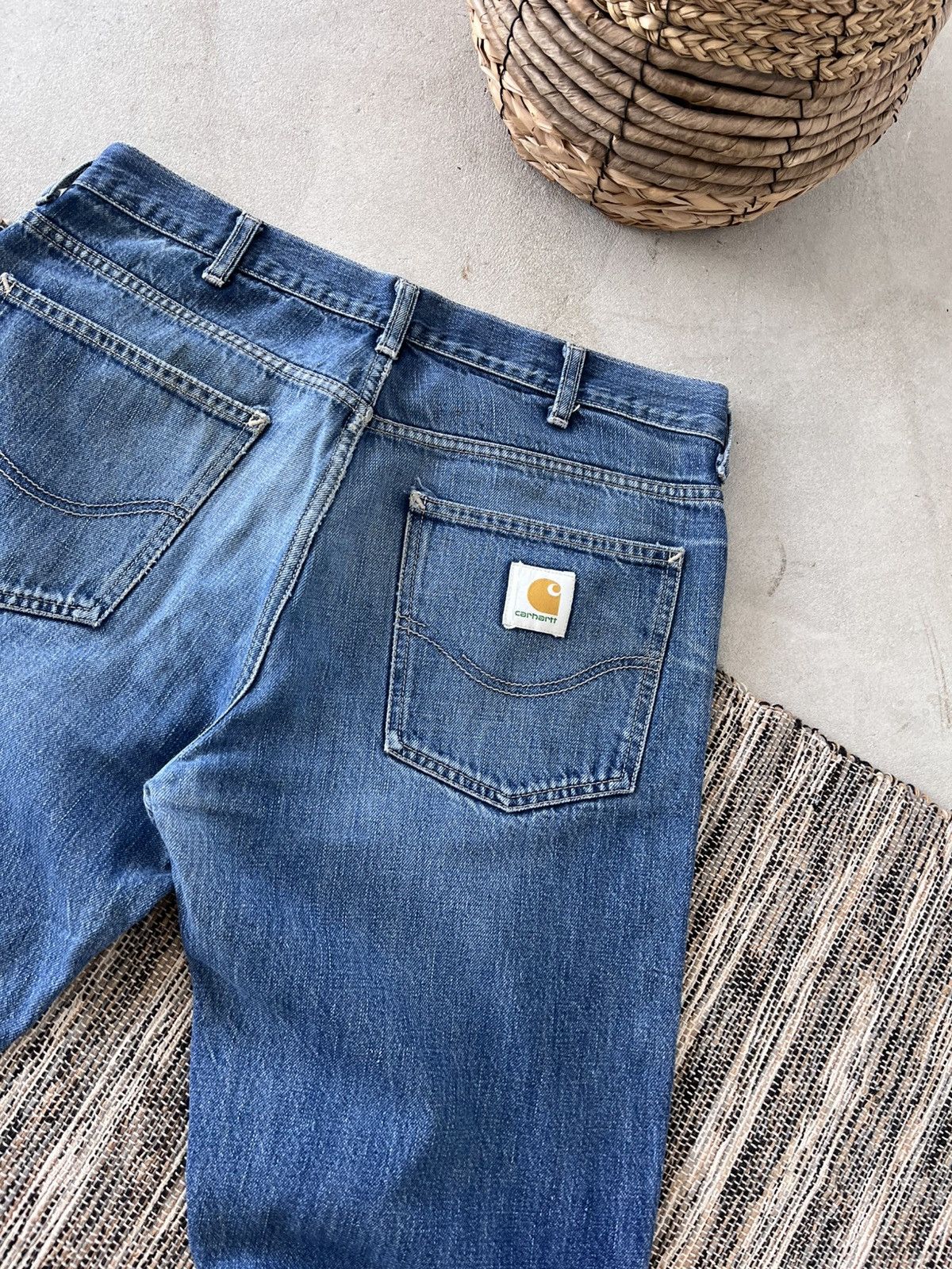 Carhartt Vintage Carhartt Denim Jeans Straight cut Sk8 Y2K Blue Pants Size US 32 / EU 48 - 11 Thumbnail