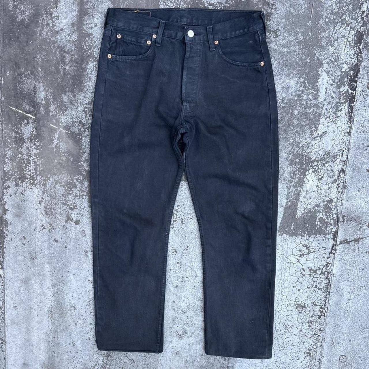 Levi's Vintage 90s Black Made In USA Levi’s 501 Denim Jeans Size US 32 / EU 48 - 2 Thumbnail