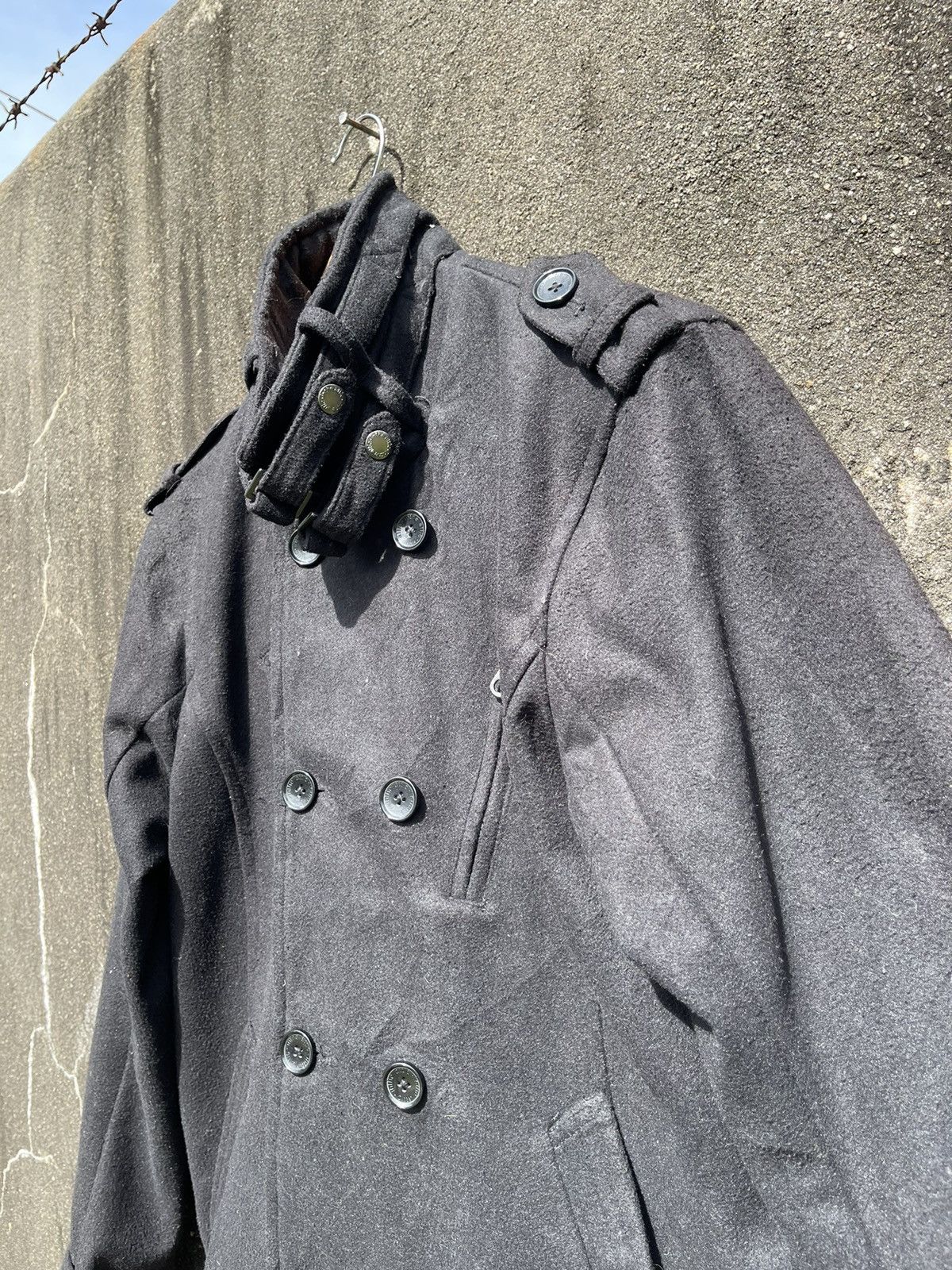 Designer In the Attic Double-Breasted Wool Peacoat Size US S / EU 44-46 / 1 - 5 Thumbnail