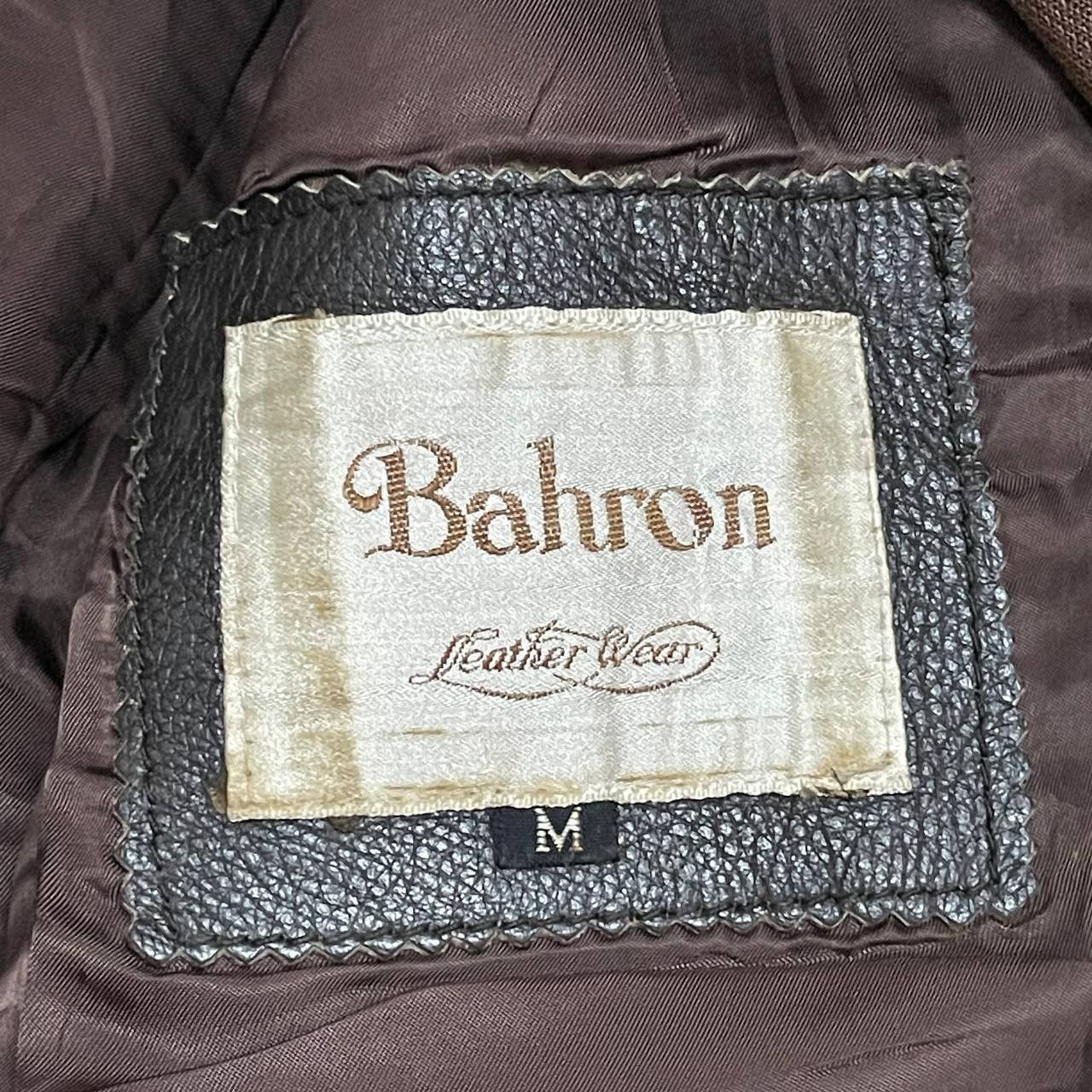 Japanese Brand Vintage Bahron Leather Wear Bomber Jacket Size US M / EU 48-50 / 2 - 8 Thumbnail
