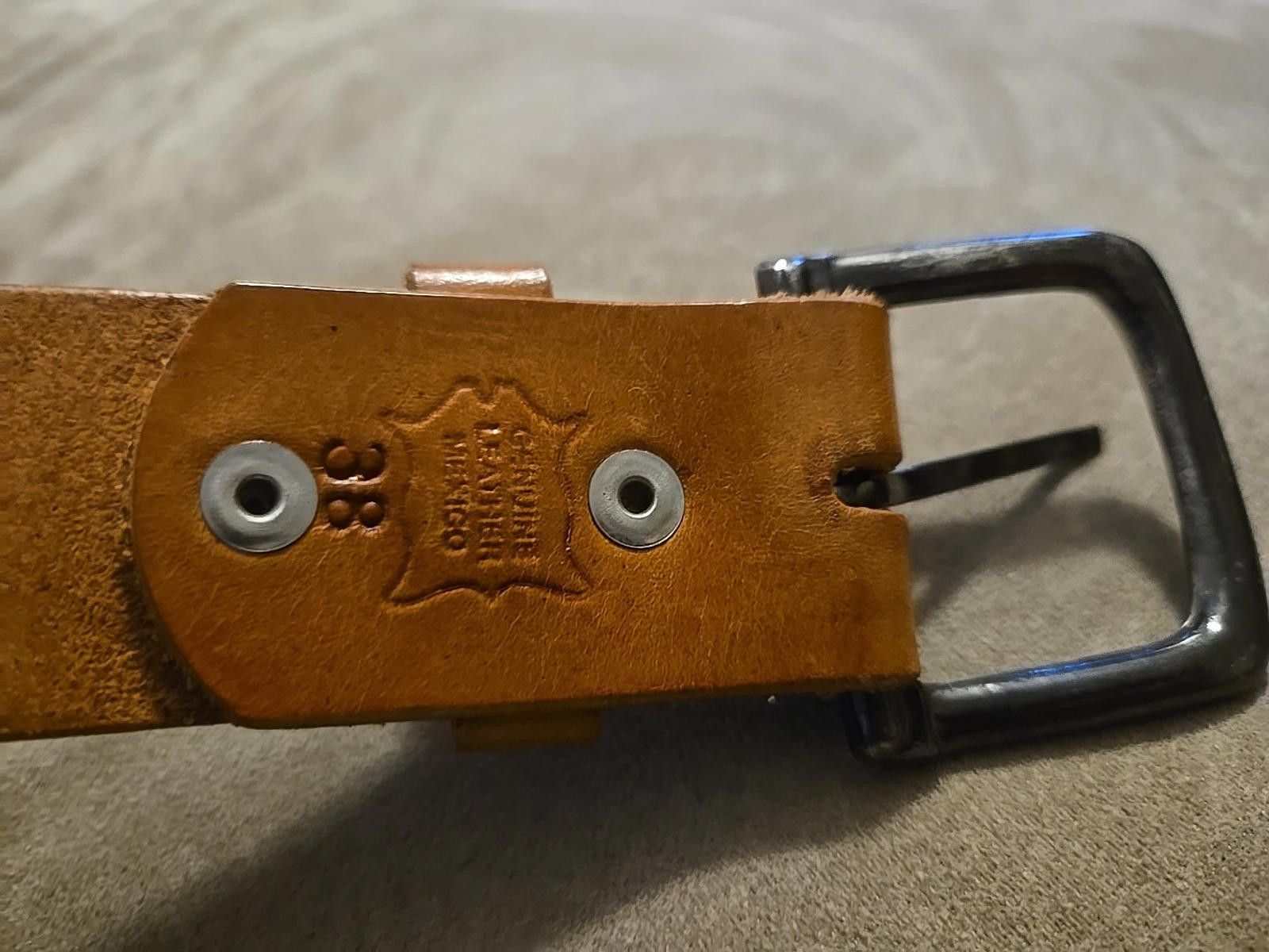 Handmade Vintage Genuine Leather Belt Scorpion Design Western Cowboy Size ONE SIZE - 3 Thumbnail