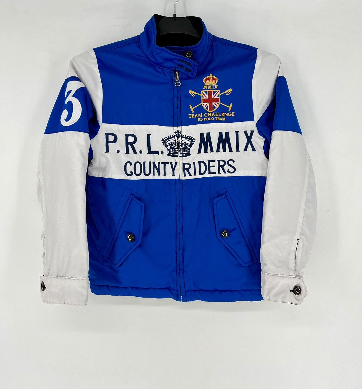 Polo Ralph Lauren × Ralph Lauren × Rugby Ralph Lauren Vtg Kids!! Polo Ralph Lauren County Riders Reversible Jacket Size US XXS / EU 40 - 3 Thumbnail