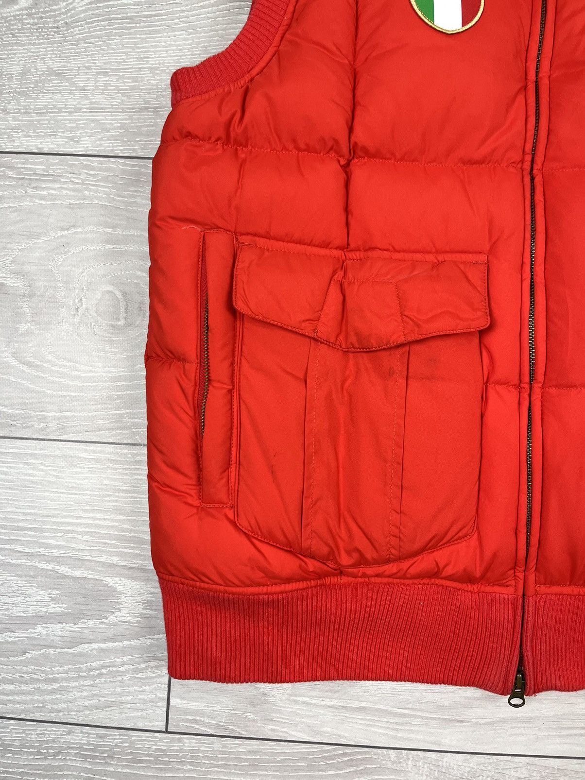 Puma Puma Italia 2002 Red Soccer Team Puffer Vest Jacket Size US M / EU 48-50 / 2 - 7 Thumbnail