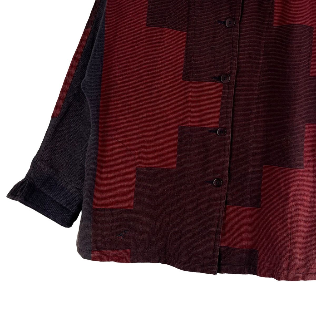 Japanese Brand 🔥VTG SHIRTS JACKET ART JAPAN YOKOHAMA ISSEY MIYAKE Size US M / EU 48-50 / 2 - 3 Thumbnail