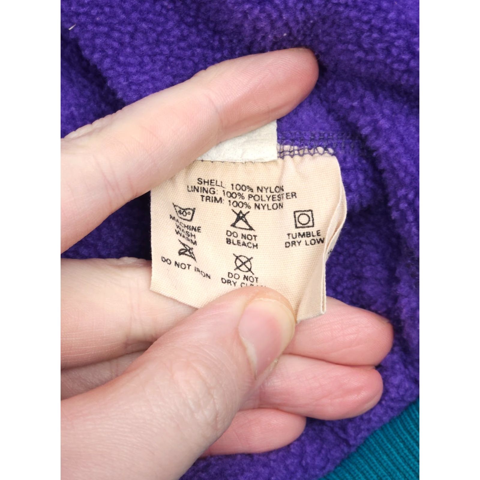 Patagonia VINTAGE Patagonia Jacket Women's 8 Green Fleece Lined Made USA Full Zip Size M / US 6-8 / IT 42-44 - 7 Thumbnail